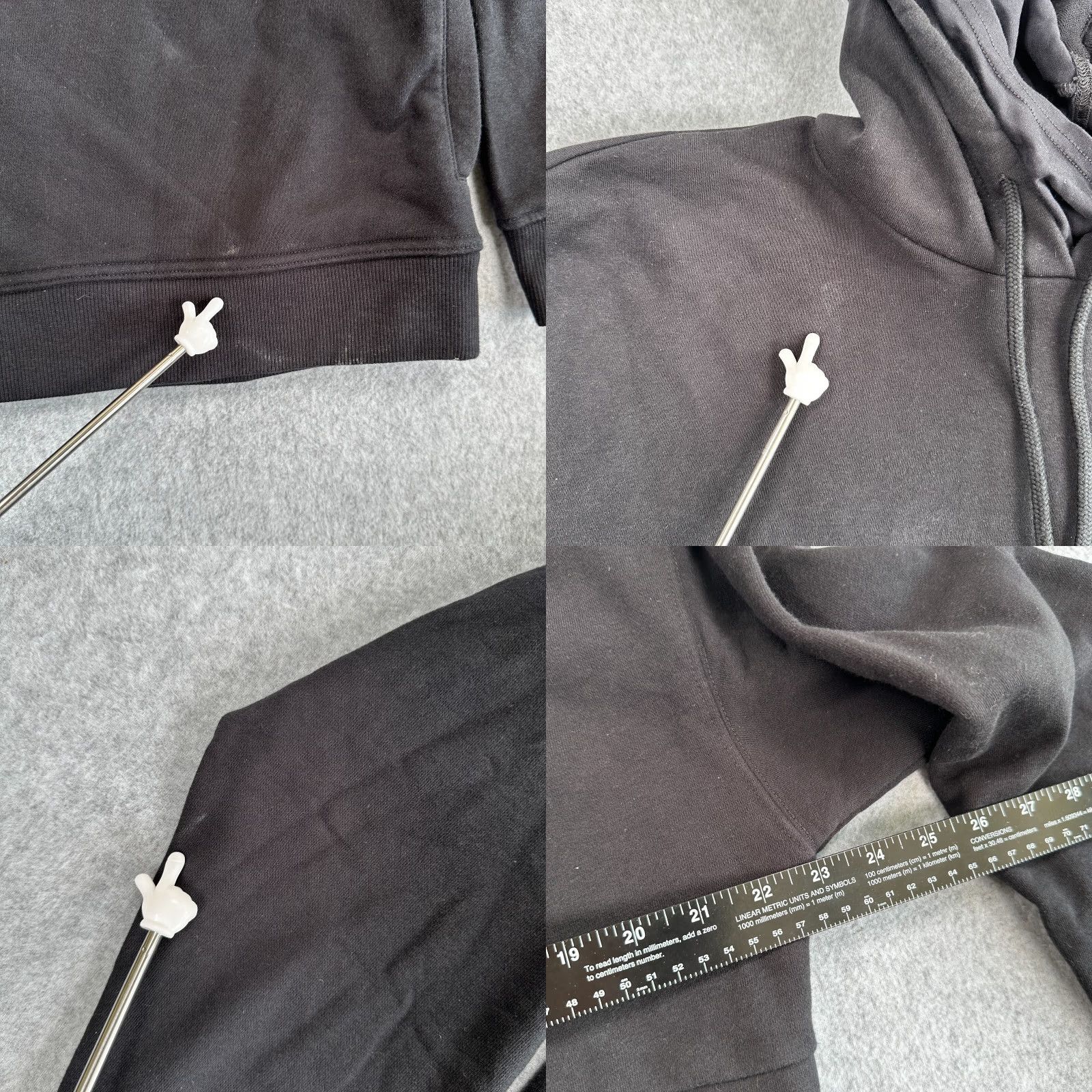 Fabletics Fabletics Hoodie Black Men's S Pullover Long Sleeve Pockets Size US S / EU 44-46 / 1 - 9 Thumbnail