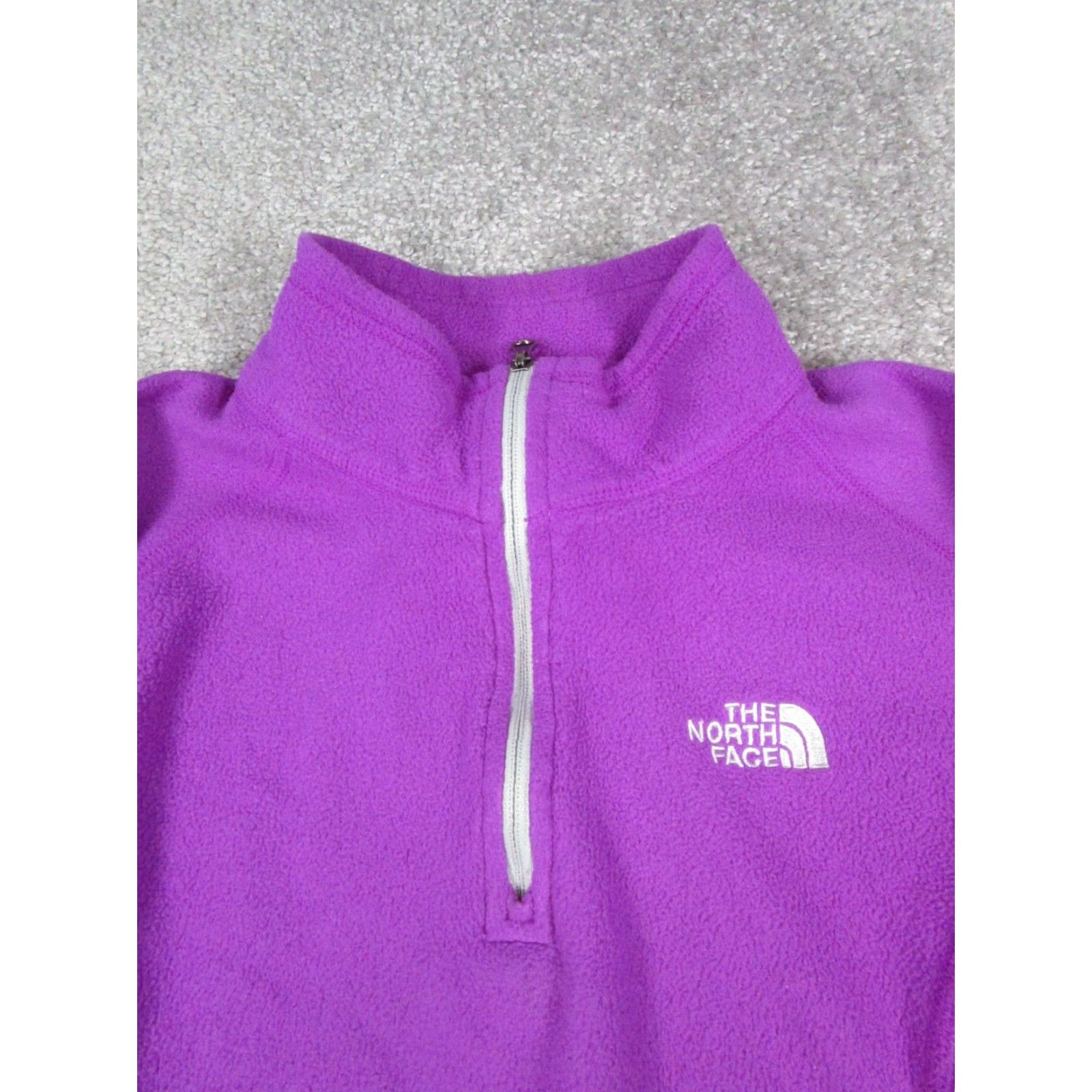 The North Face The North Face Jacket Womens Small Purple Hiking Quarterzip Fleece Size S / US 4 / IT 40 - 2 Thumbnail