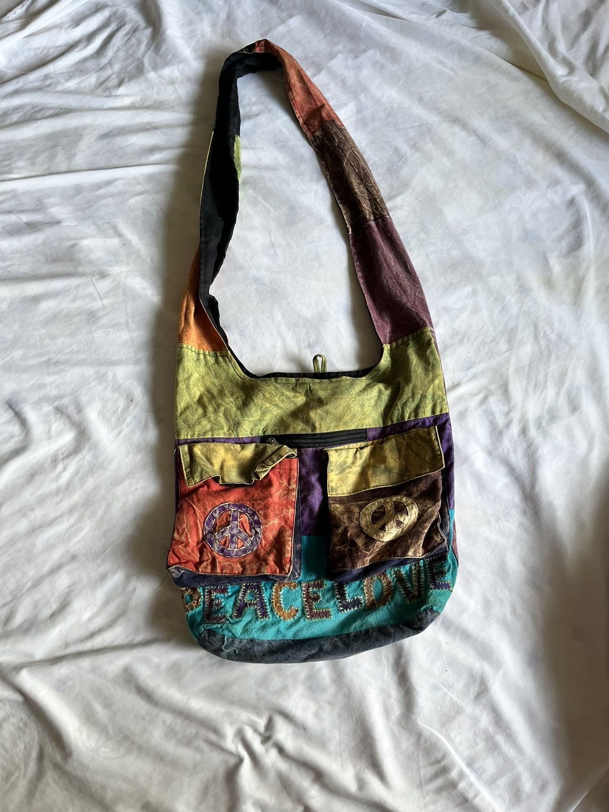 Handmade Beautiful original handmade hobo shoulder bag from Nepal Size ONE SIZE - 1 Thumbnail