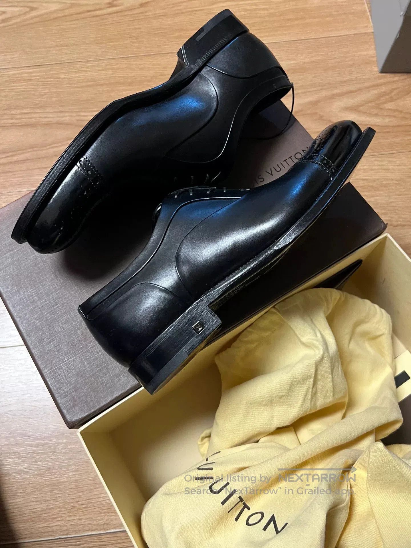 LVXWA Louis Vuitton Goodyear Leather Shoes. Size US 6.5 / EU 39-40 - 2 Thumbnail