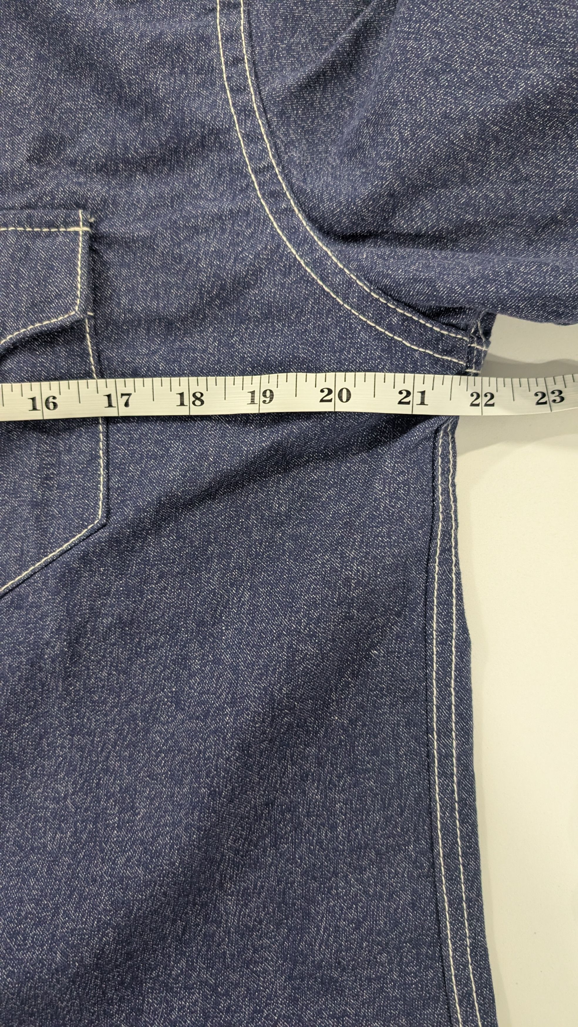 WYTHE Wythe Pearlsnap Shirt in Indigo Blue Jasp Cotton USA Made Size US M / EU 48-50 / 2 - 13 Thumbnail