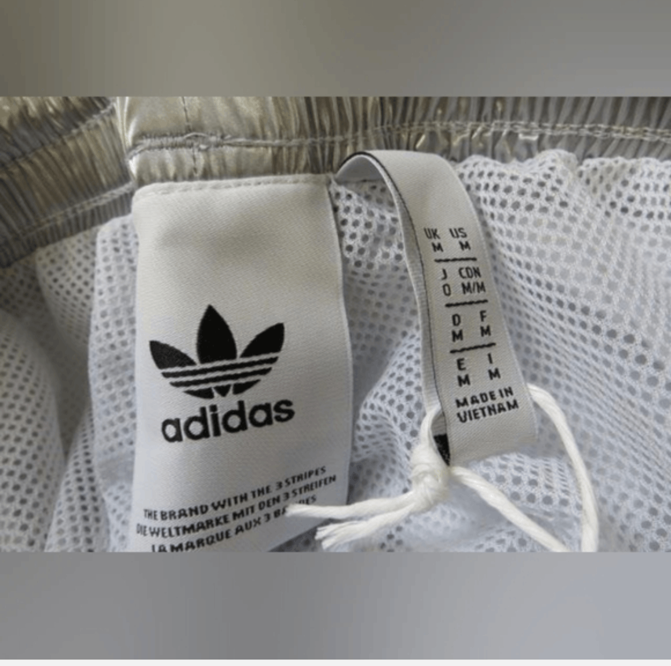 Adidas GRAIL Adidas Silver Tricolor Track Pants Deadstock Med Size 34" / US 12 / IT 48 - 3 Thumbnail