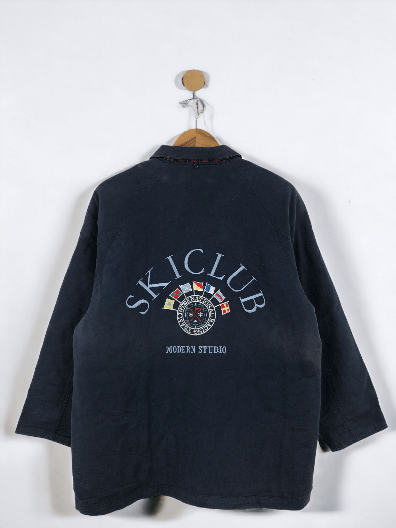 Japanese Brand Vintage Japanese Brand Ski Club Bomber Jacket JA0020 Size US L / EU 52-54 / 3 - 3 Thumbnail
