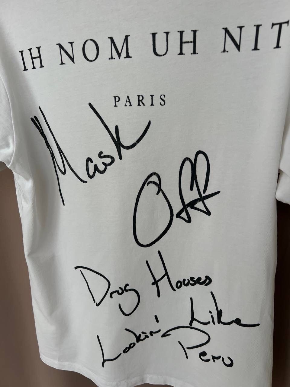 Ih Nom Uh Nit IH NOM UH NIT Paris Big Logo T-Shirt Size M Drip Y2K Luxury Size US M / EU 48-50 / 2 - 9 Thumbnail