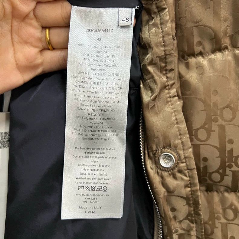 Dior Dior Brown old flower full-print down jacket 2502-Nextarrow Size US M / EU 48-50 / 2 - 3 Thumbnail