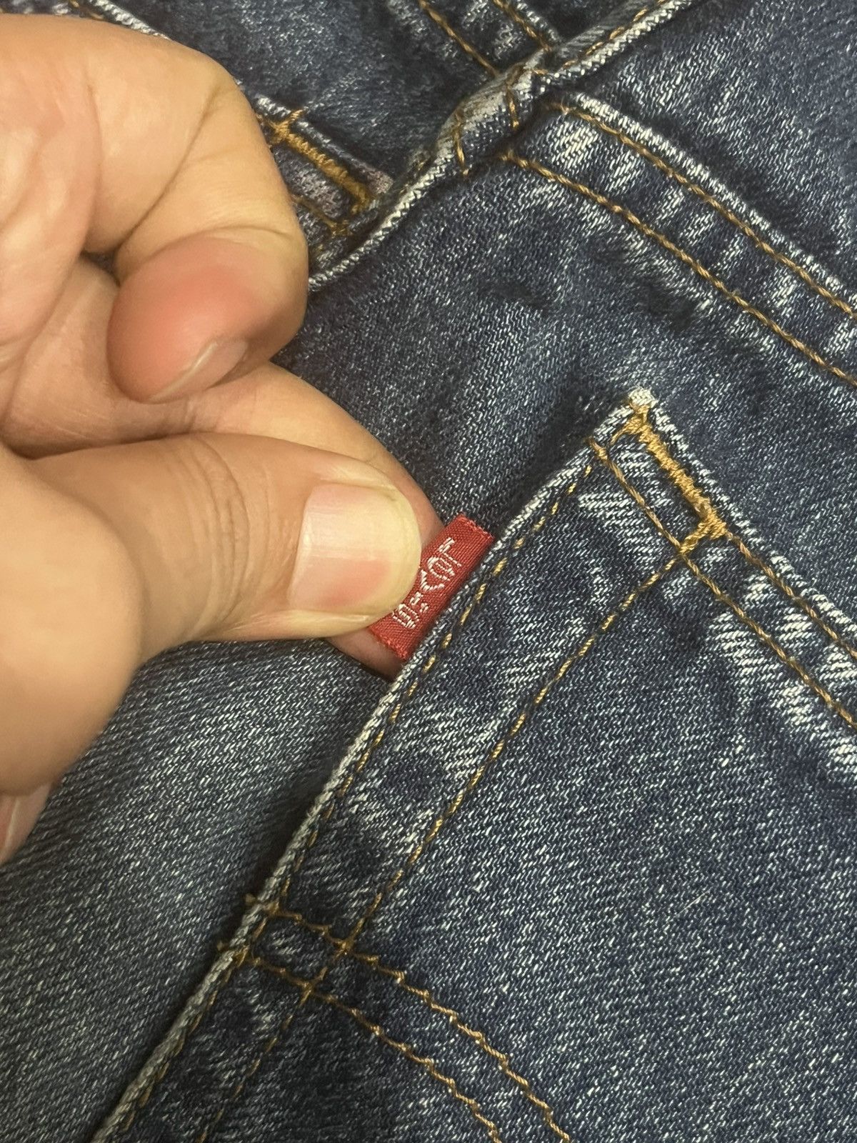 Levi's Vintage Y2K Levi’s 512 Blue Washed Straight Leg Jeans Size US 32 / EU 48 - 9 Thumbnail