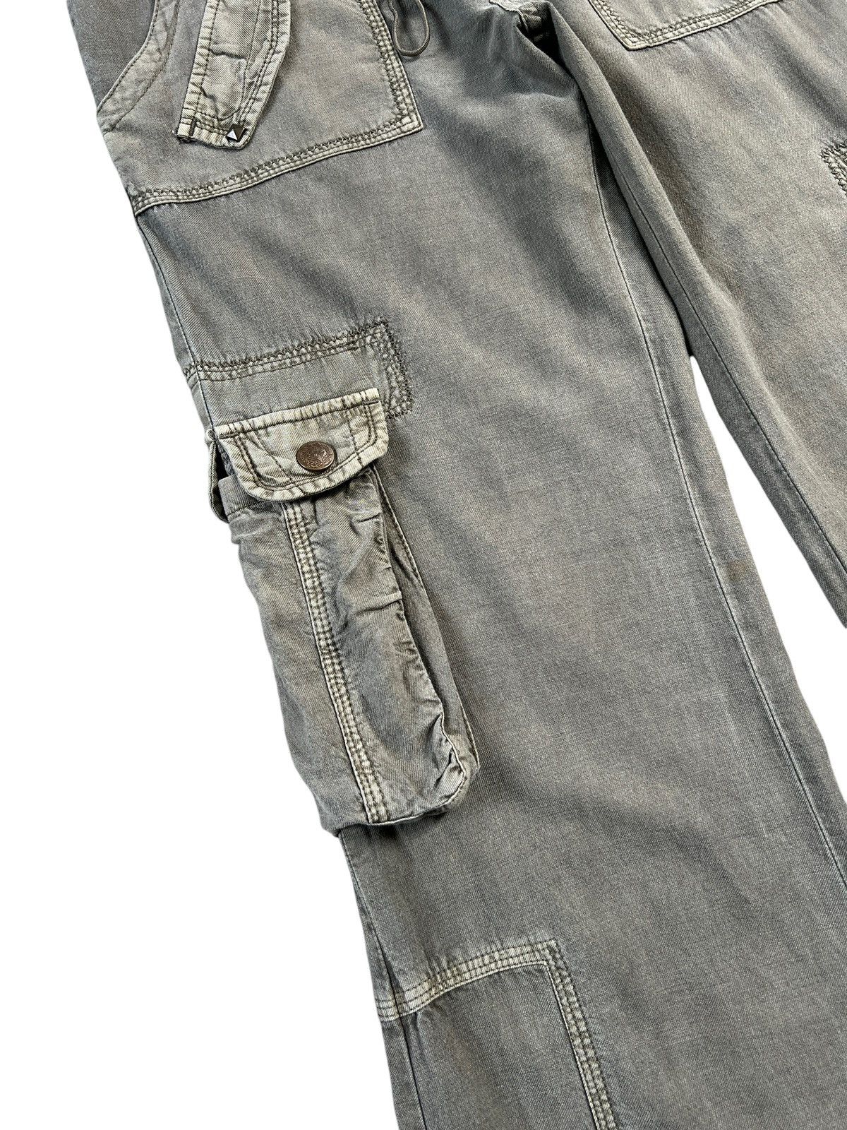 Japanese Brand Rei Firenze 🇯🇵 Cargo Pants GOA Style Size 32" / US 10 / IT 46 - 4 Thumbnail