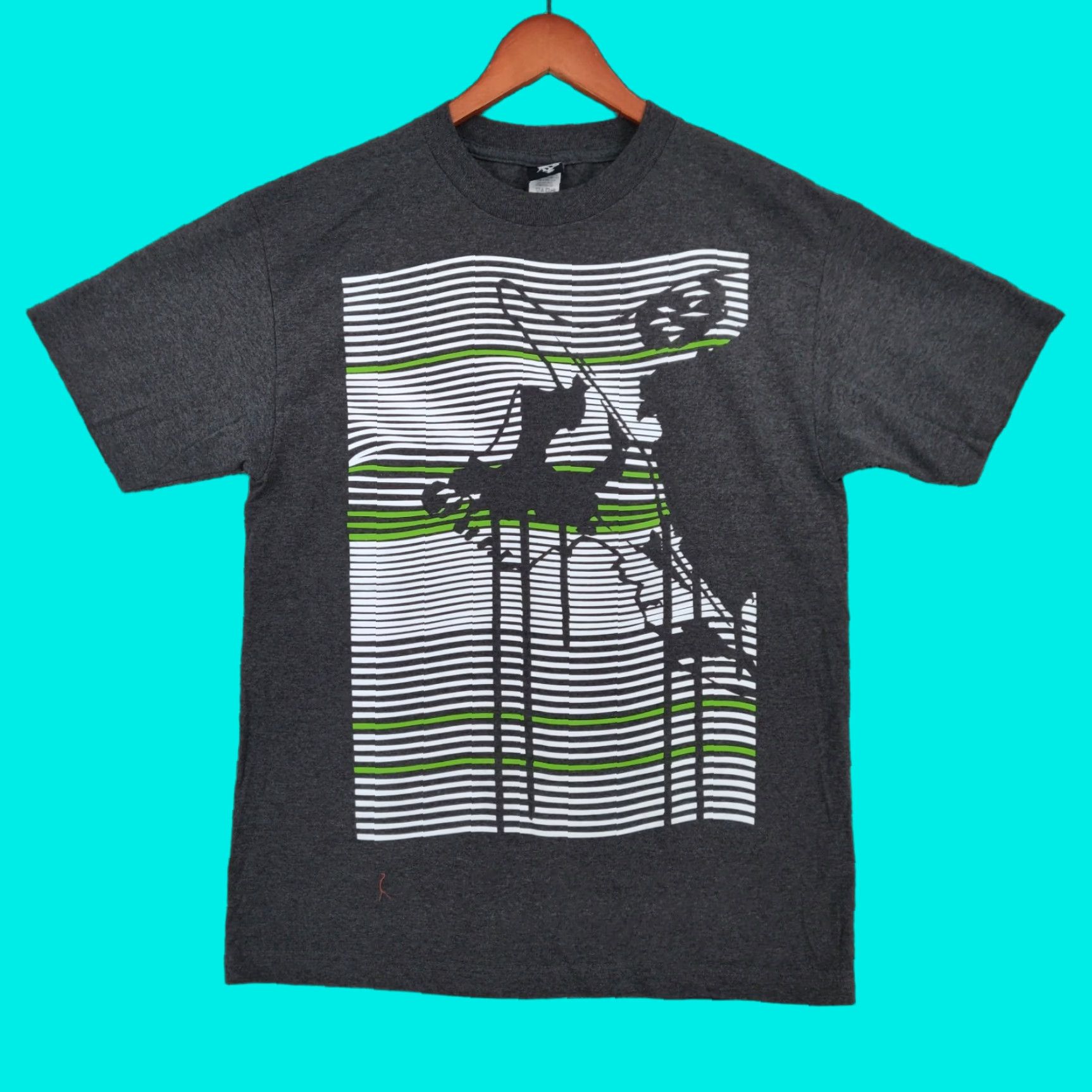 Metal Mulisha VINTAGE Metal Mulisha T-Shirt Mens M Gray 90s Logo Shirt Short Sleeve Crew Neck Cotton Polyester Knit Size US M / EU 48-50 / 2 - 1 Thumbnail