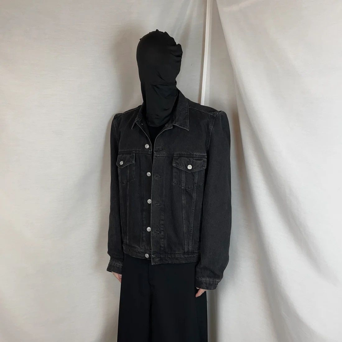 Balenciaga Balenciaga Flying Shoulders Denim Jacket - SS17 Size US L / EU 52-54 / 3 - 2 Thumbnail