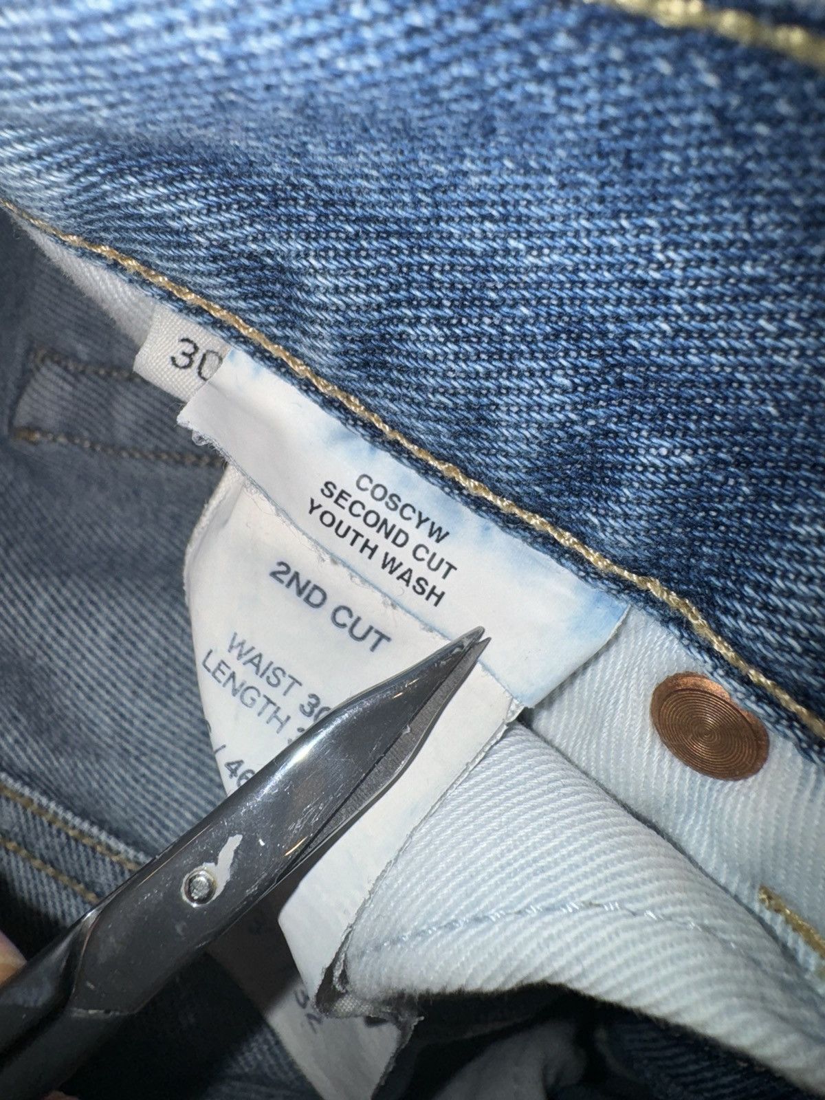 Designer Our Legacy second cut jeans denim pants USA pants denim Size US 30 / EU 46 - 7 Thumbnail