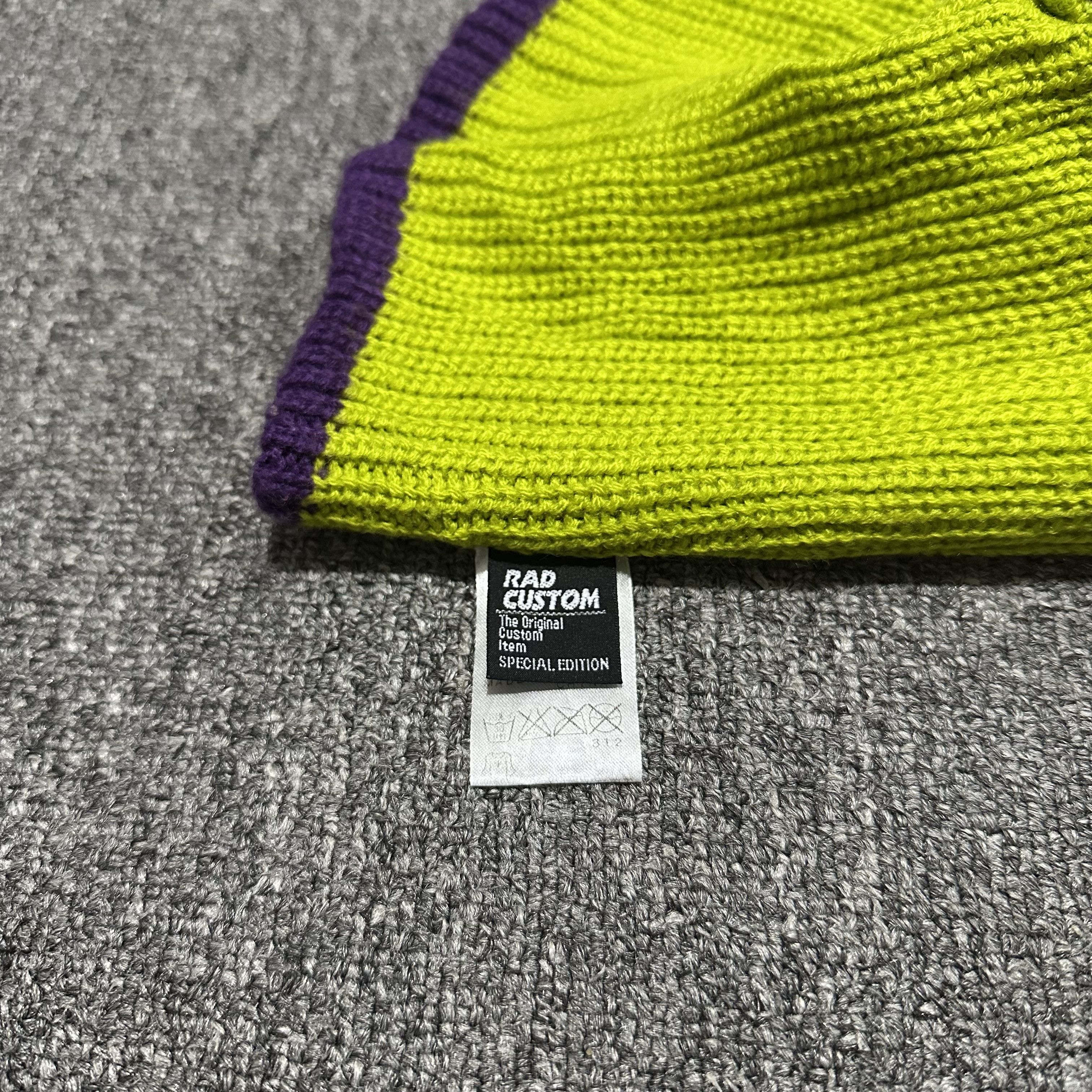 Japanese Brand Rad Custom Distressed Beanie Size ONE SIZE - 5 Thumbnail