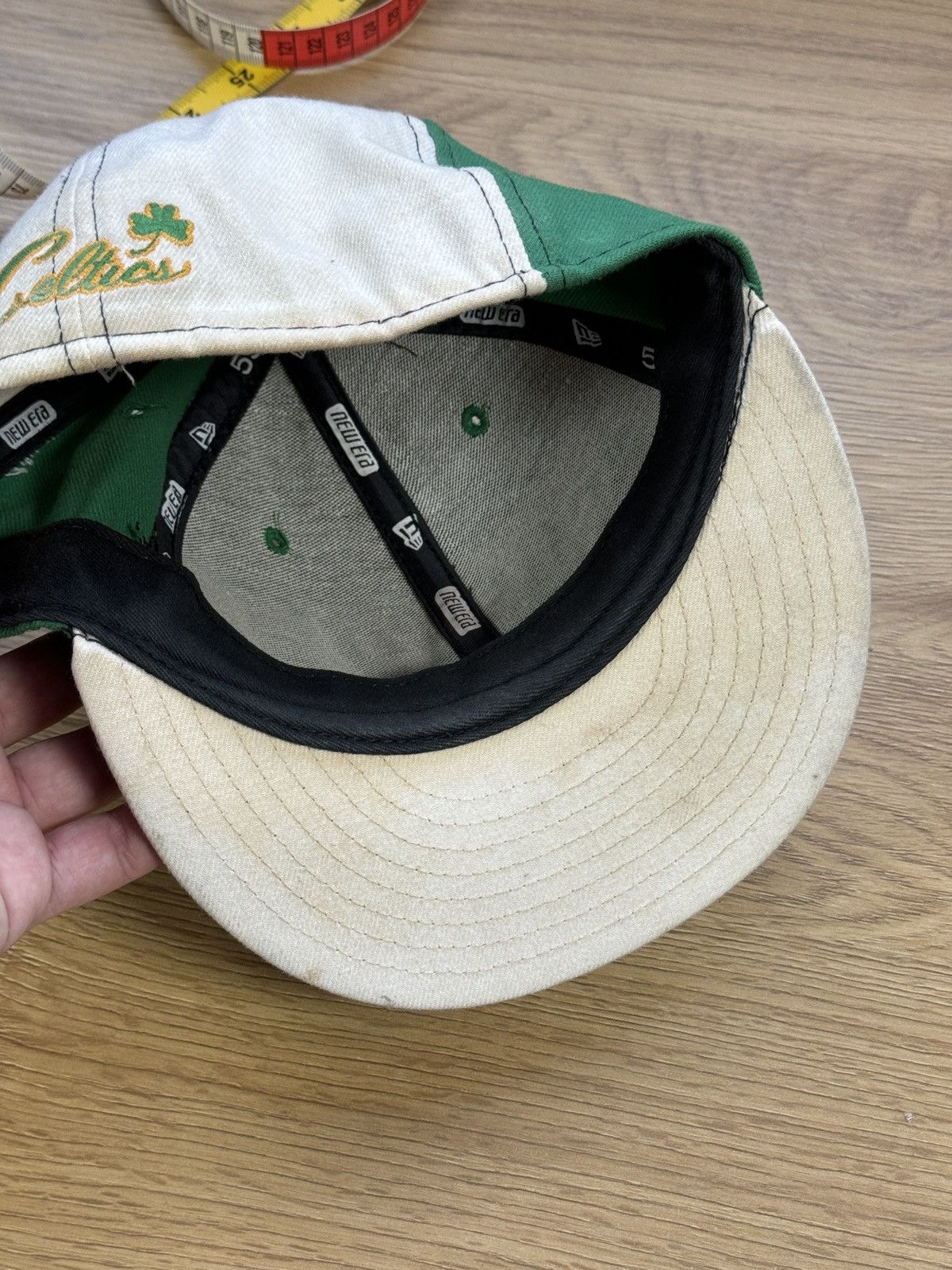 NBA × New Era × Vintage NEW ERA Boston Celtics NBA Vintage Wool Cap Snapback Size ONE SIZE - 17 Thumbnail