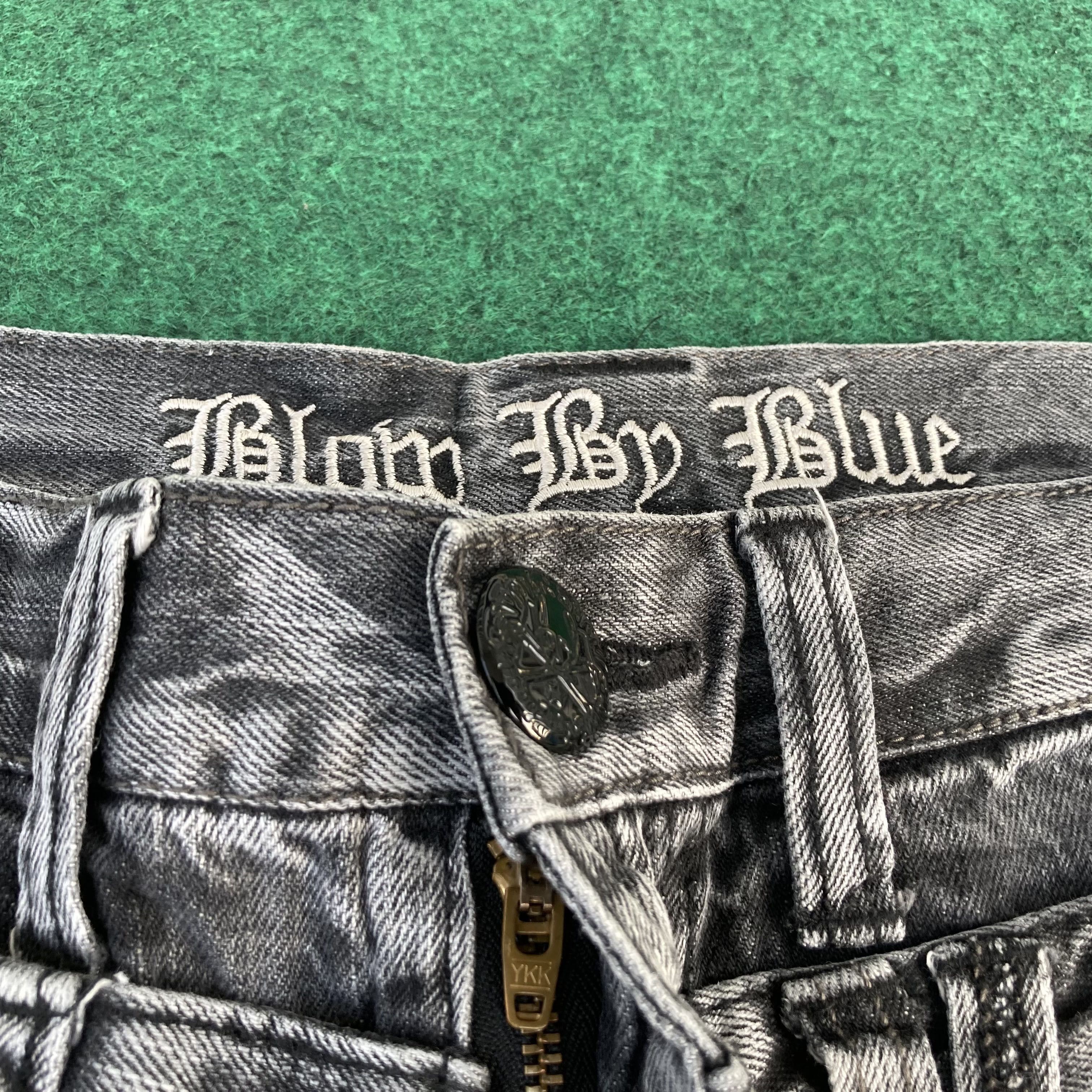 Japanese Brand Vtg Blow By Blue Pants Japanese Brand Zipper Jeans Size US 31 - 4 Thumbnail