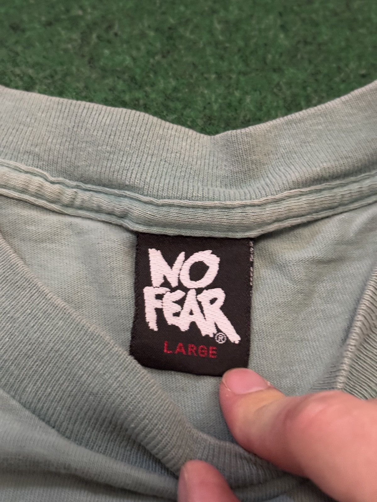 No Fear 90s No Fear Death Is Natures Way To Say Slow Down T Shirt Size US L / EU 52-54 / 3 - 6 Thumbnail