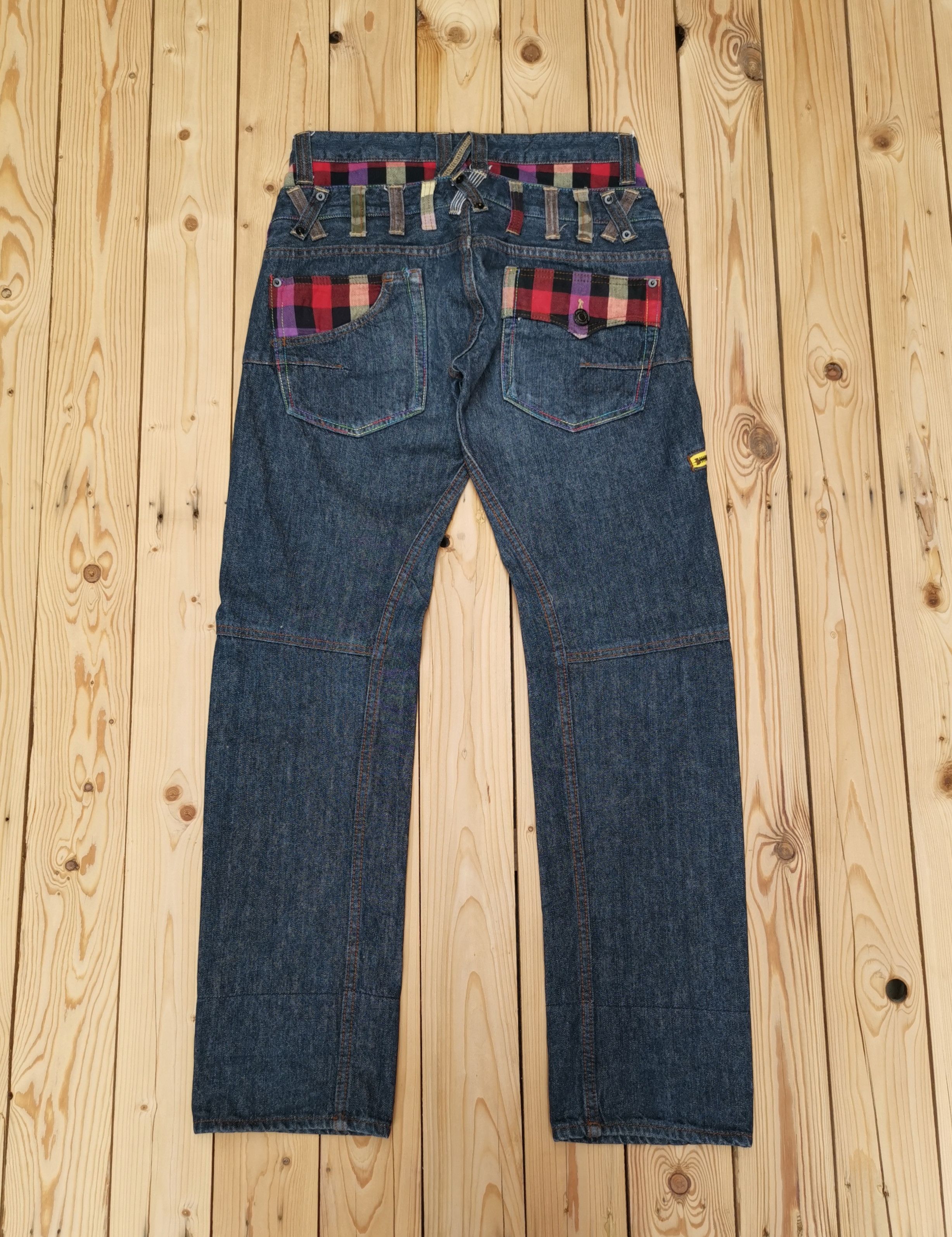 Hysteric Glamour DOMINATE HANDCRAFTED JEANS double waist punk goth ppfm style Size US 29 - 2 Thumbnail