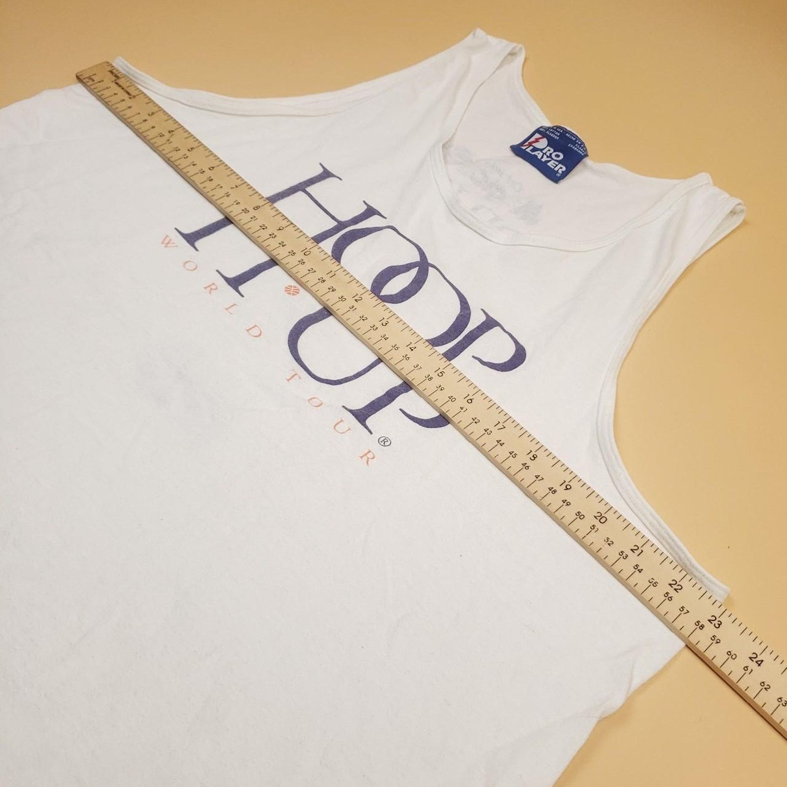 Vintage Vintage 90s Hoop it Up World Tour Pro Player Basketball Tank Size US XL / EU 56 / 4 - 6 Thumbnail