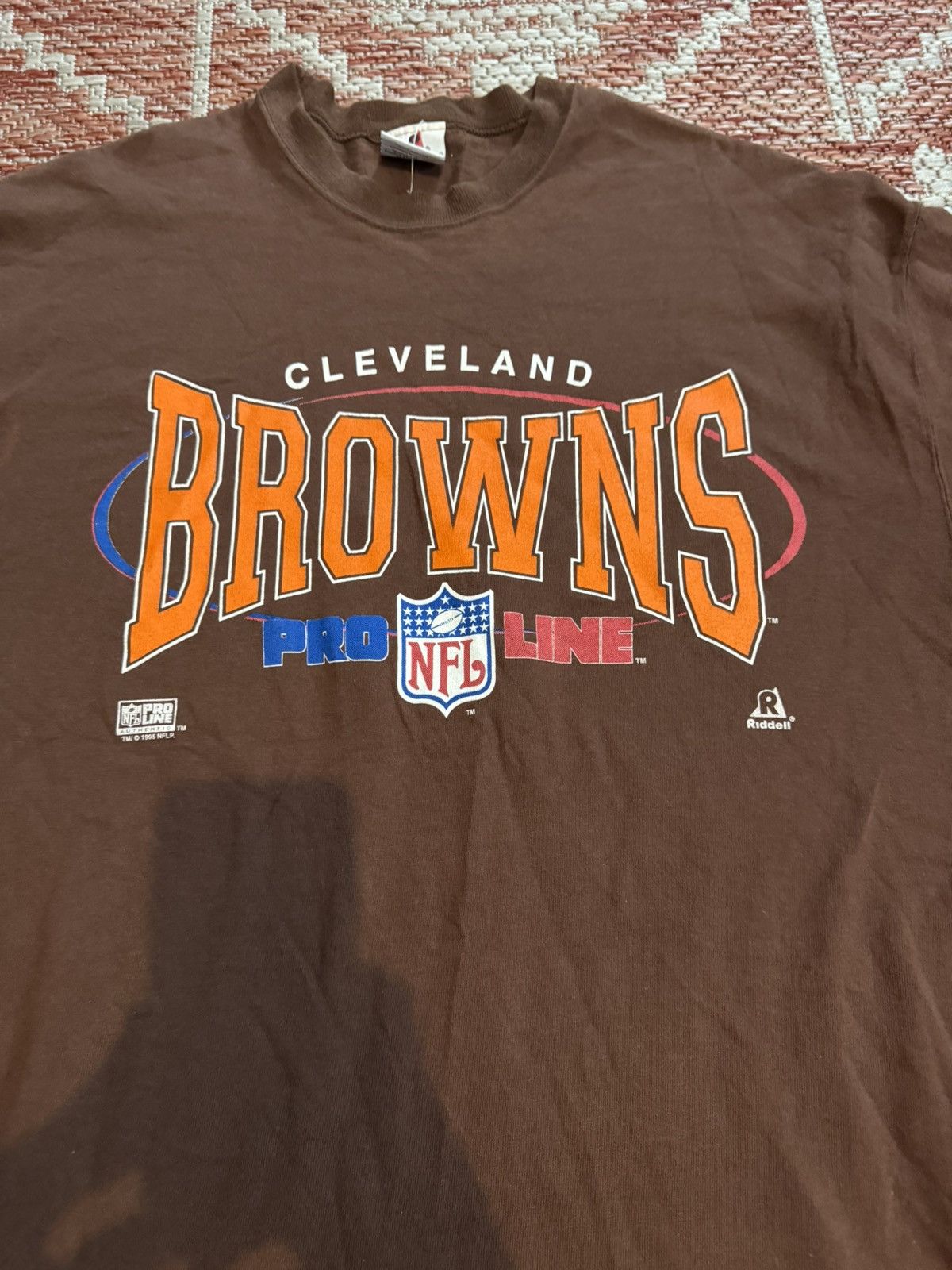 NFL Vintage Cleveland Browns Shirt Riddel Shirt NFL Tee Sz L Size US L / EU 52-54 / 3 - 2 Thumbnail