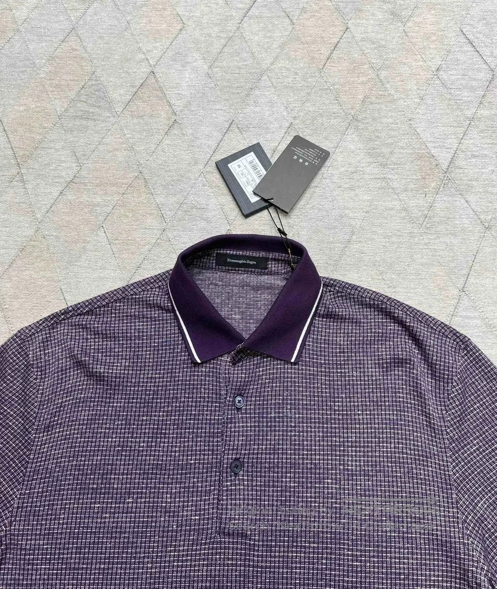 Ermenegildo Zegna Ermenegildo Zegna Linen Cotton Knit Polo. Size US M / EU 48-50 / 2 - 2 Thumbnail