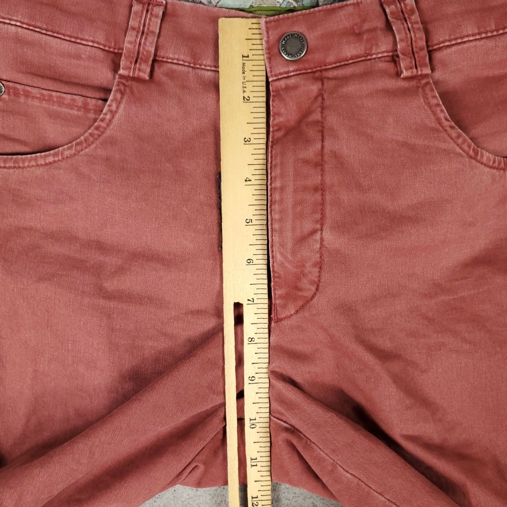 Vintage Meyer Pants Mens Size 31x29 Red Flat Front Casual Trousers Chino Size US 31 - 4 Thumbnail