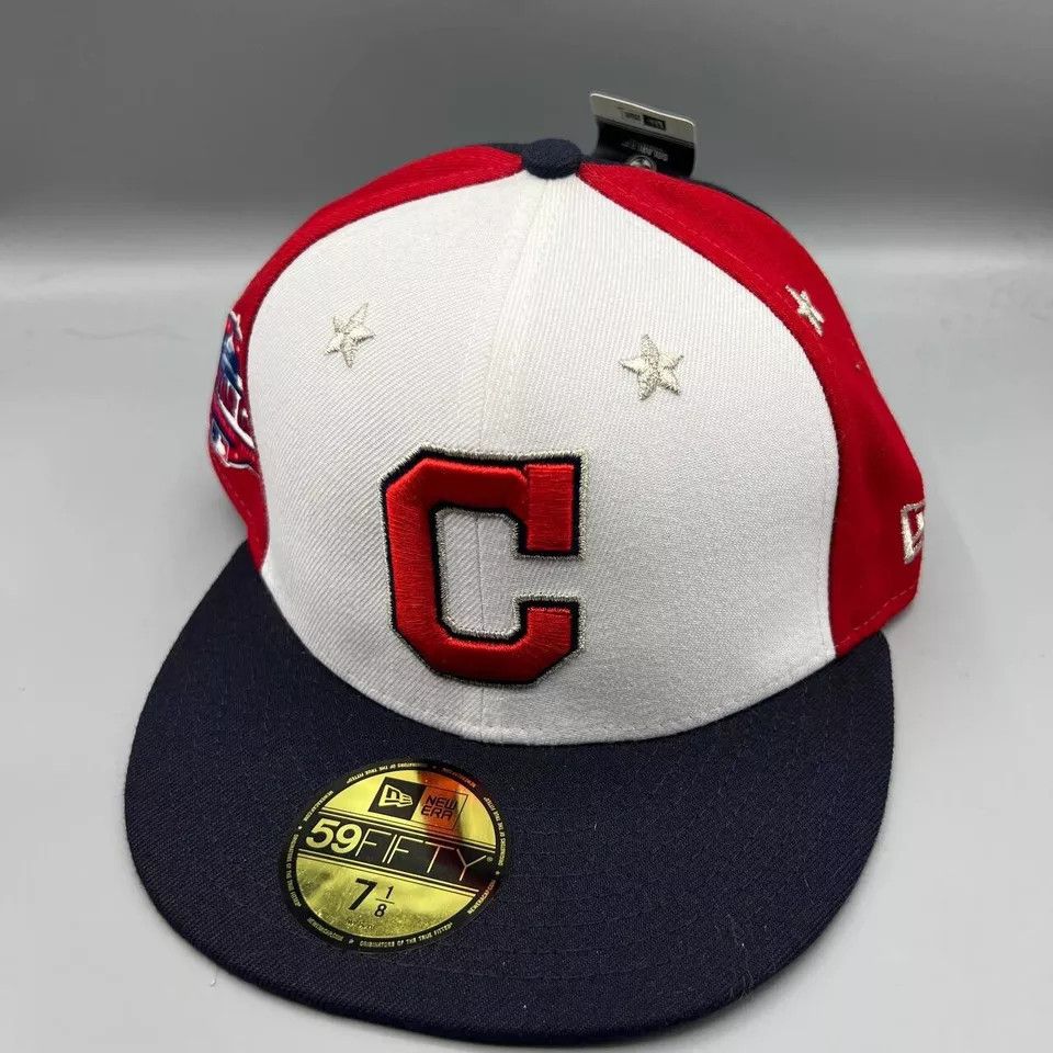 New Era Cleveland Indians Guardians 7 1/8 All Star Game Fitted Cap Size ONE SIZE - 2 Thumbnail