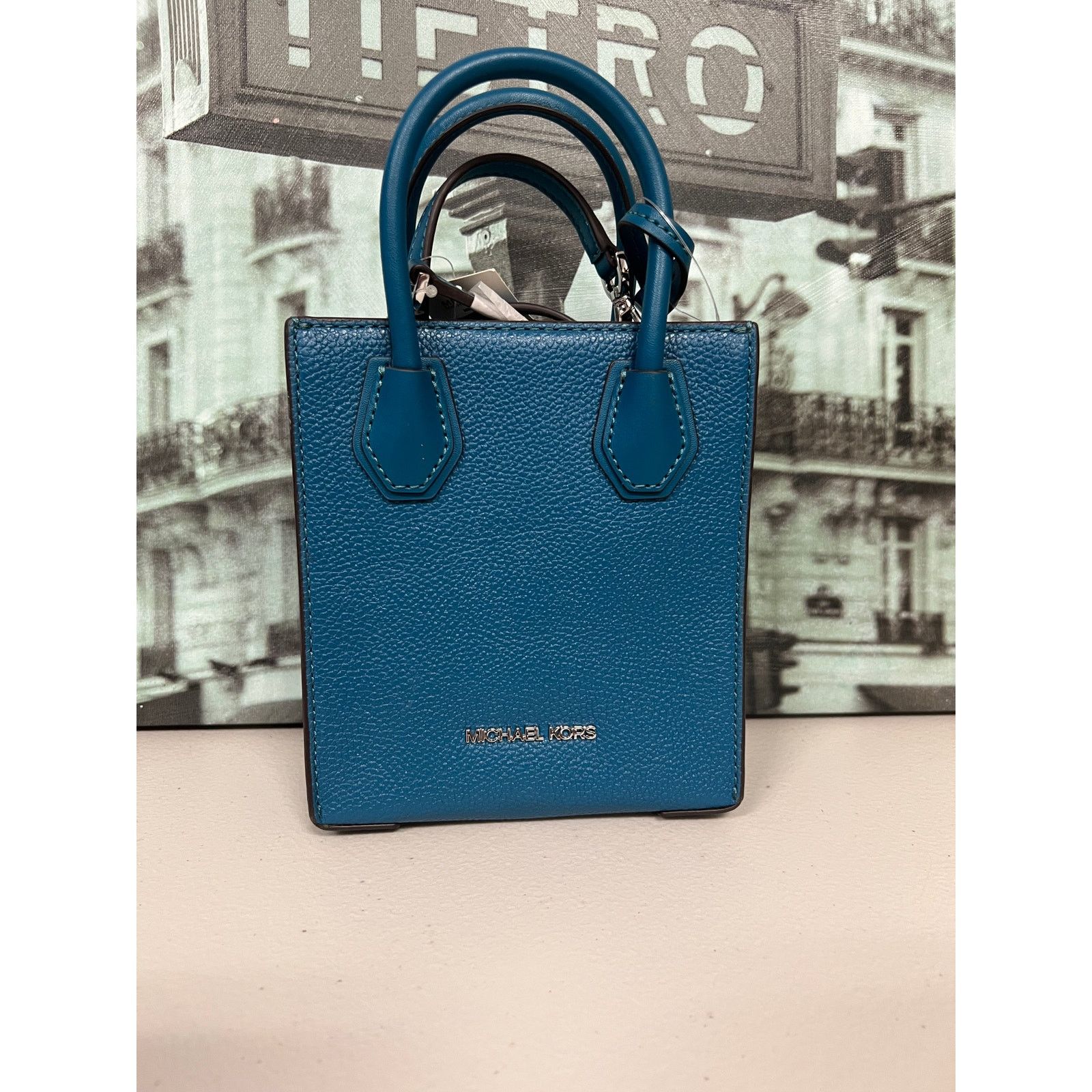 Michael Kors Michael Kors 35H1SM9C0L Mercer Extra-Small Pebbled Leather Size ONE SIZE - 1 Thumbnail