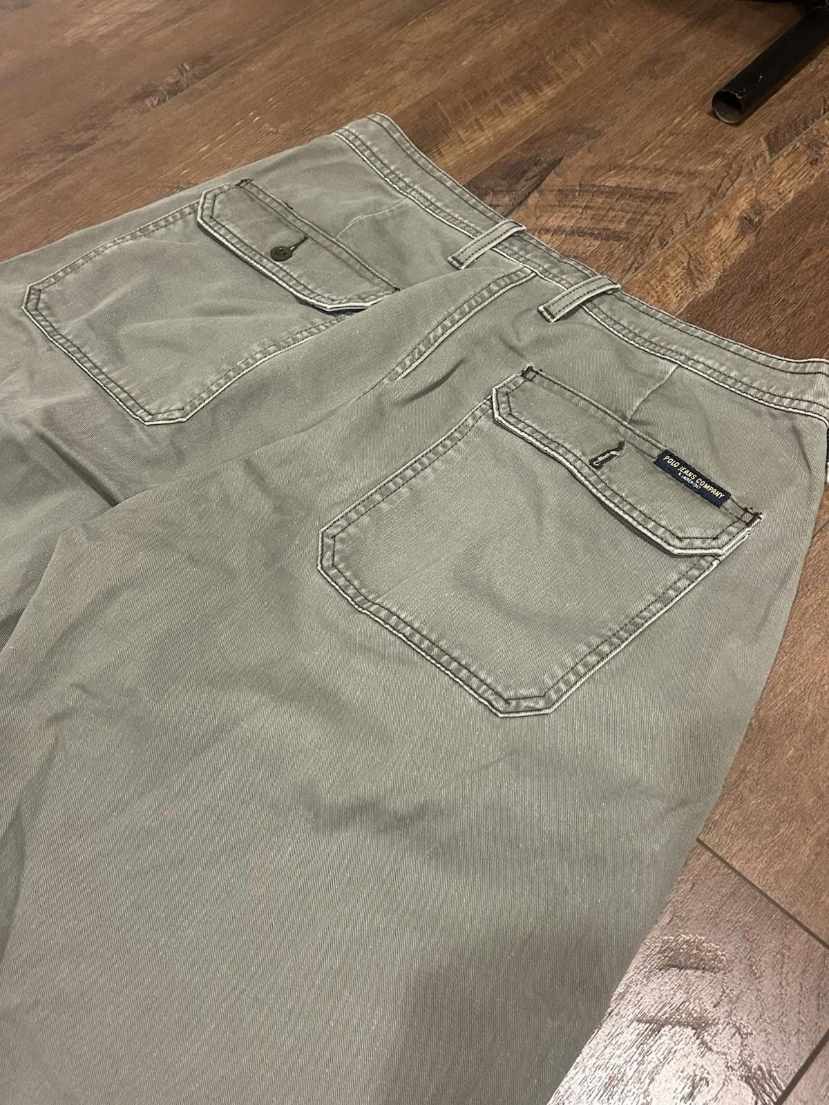 Lauren Ralph Lauren Vintage Ralph Lauren Polo Jeans Mens 30x30 Baggy Green Pants Size US 32 / EU 48 - 4 Thumbnail