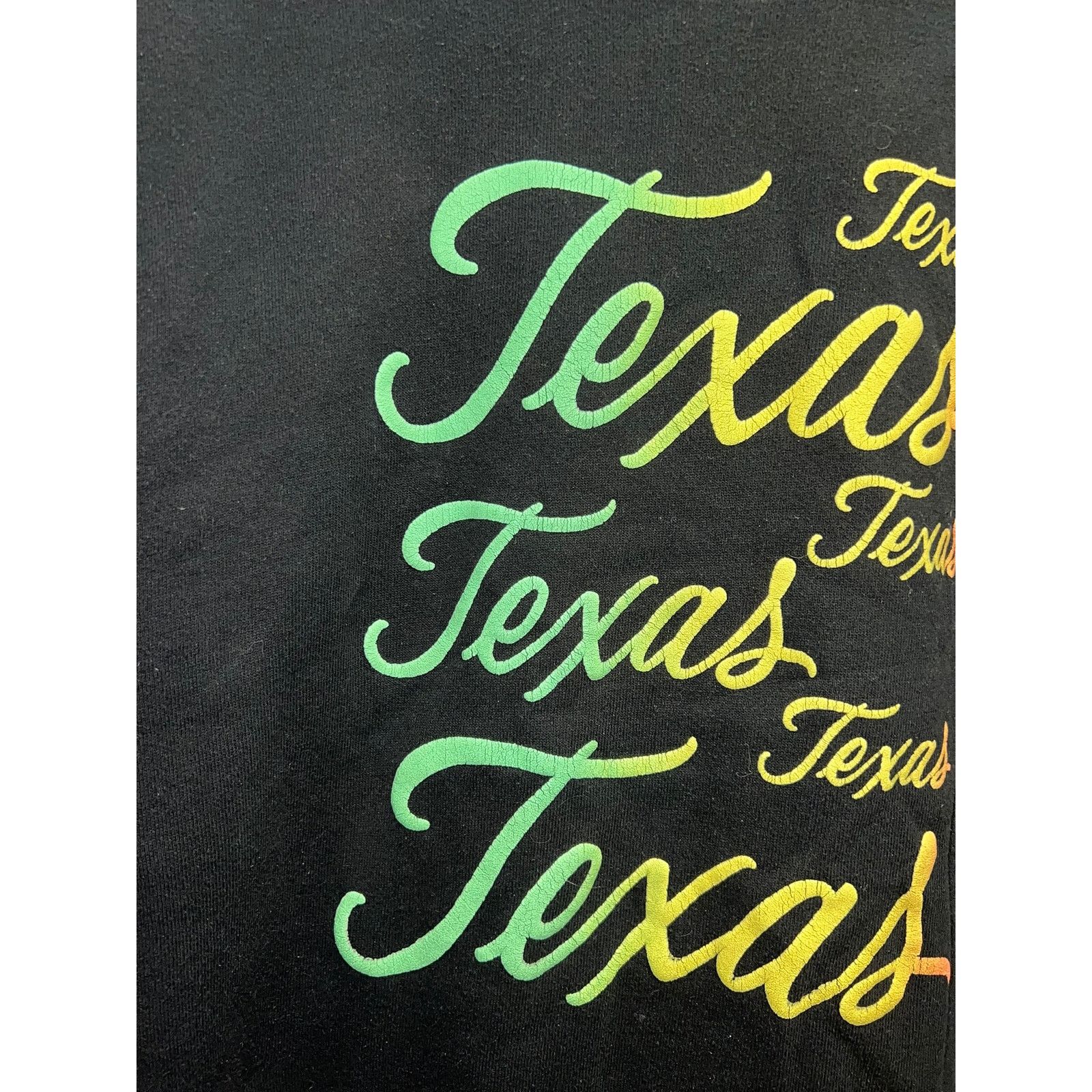 Jerzees Vintage Texas Sweatshirt Crewneck State Gradient 90s 1990s L Size US L / EU 52-54 / 3 - 3 Thumbnail