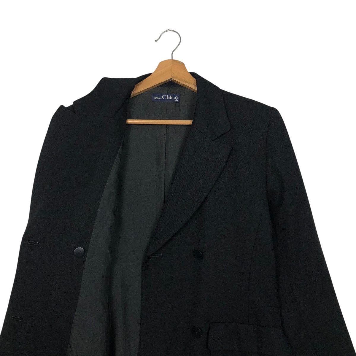 Chloe 🔥VINTAGE LONG COAT DOUBLE BREAST MISS CHLOE Size S / US 4 / IT 40 - 15 Thumbnail