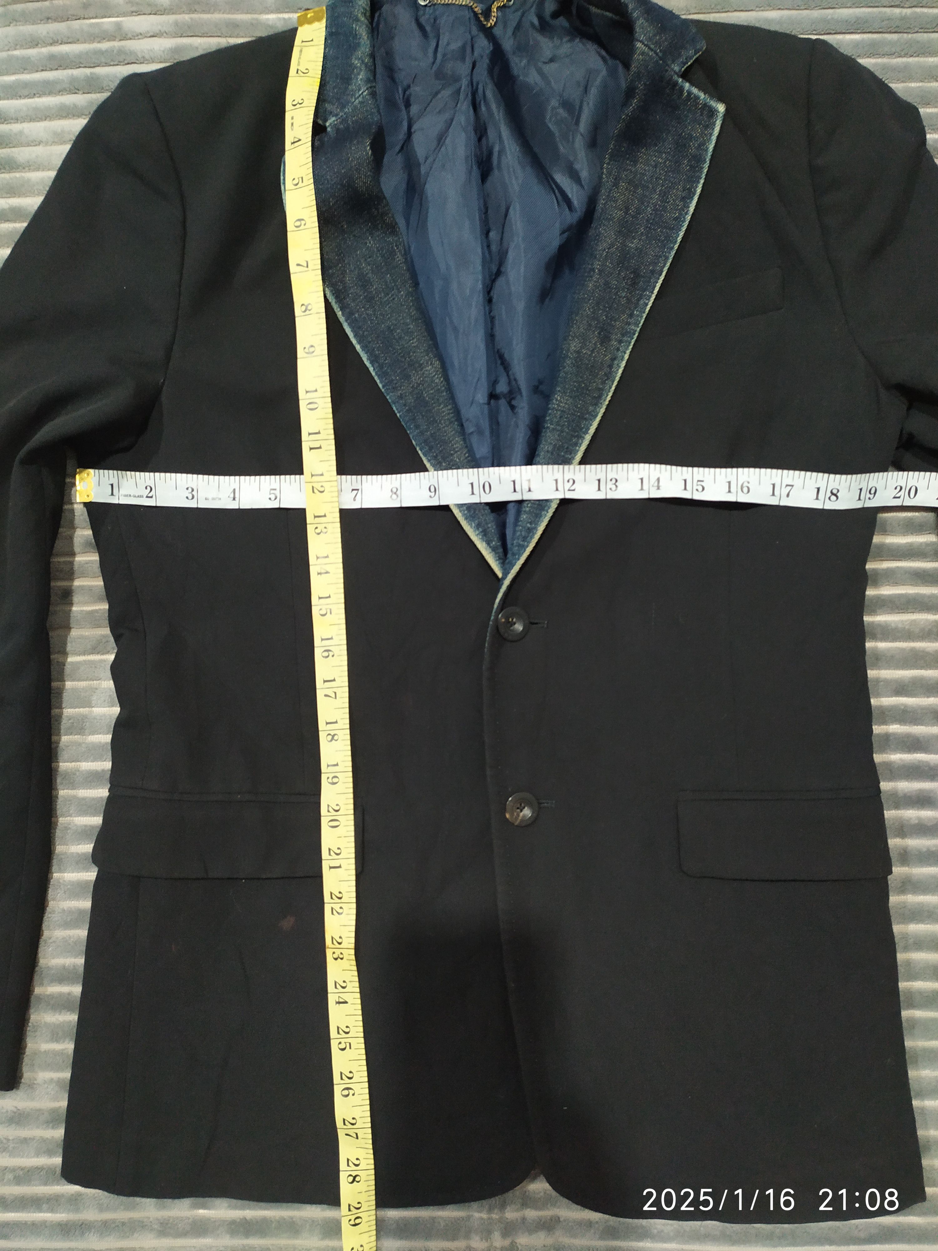 Diesel Diesel denim vintage blazer streetwear Size 46S - 8 Thumbnail