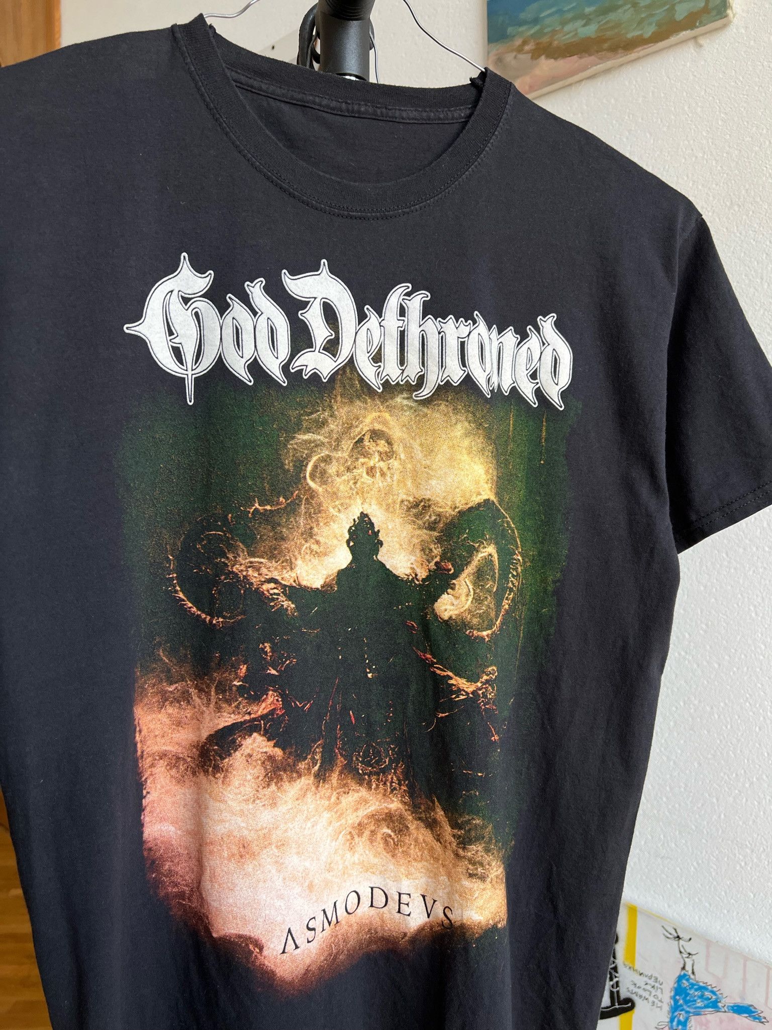 Band Tees × Vintage Vintage God Dethroned Asmodevs Tee Size US L / EU 52-54 / 3 - 4 Thumbnail