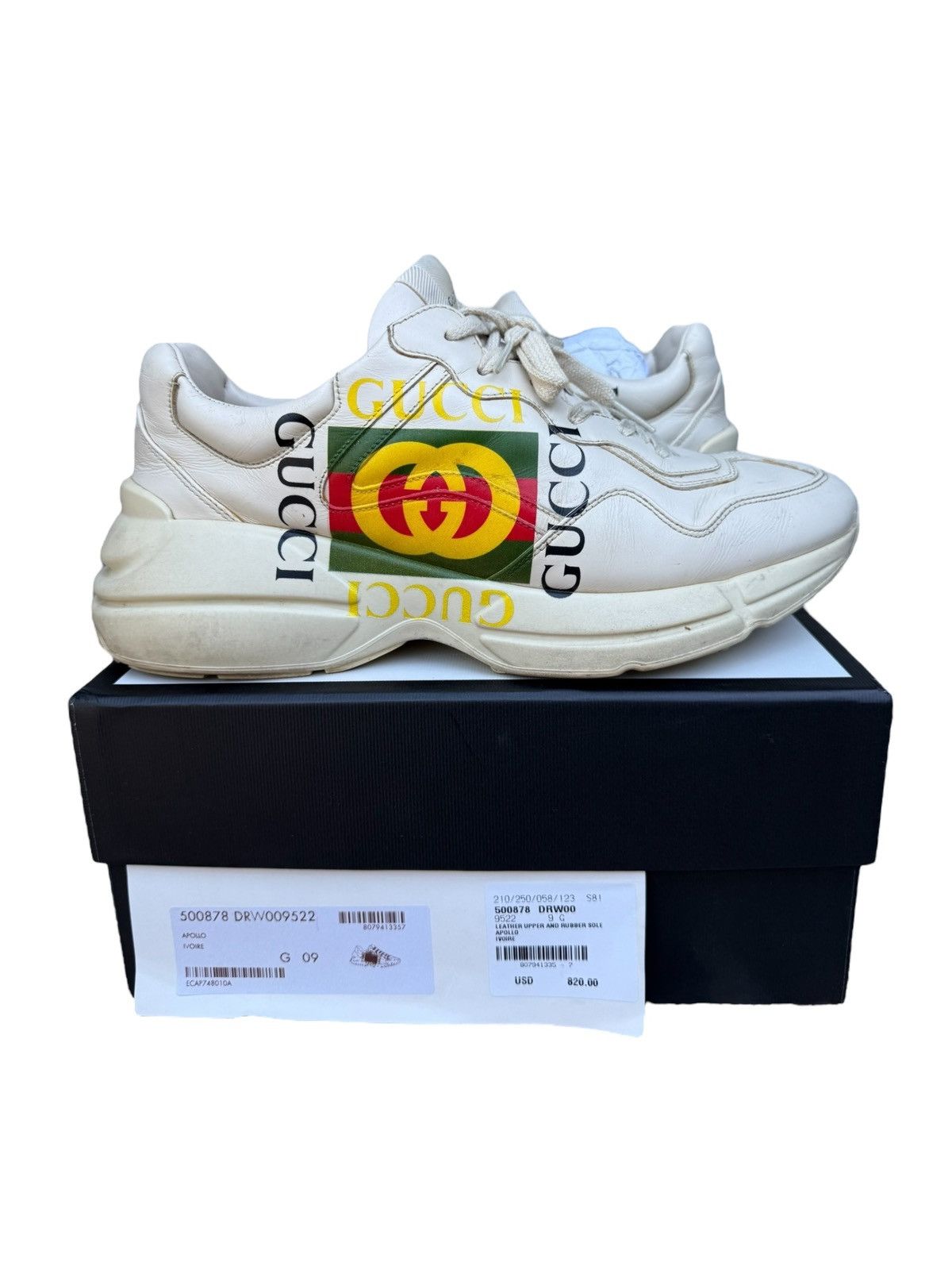 Gucci Gucci rython sneakers Size US 10.5 / EU 43-44 - 5 Thumbnail