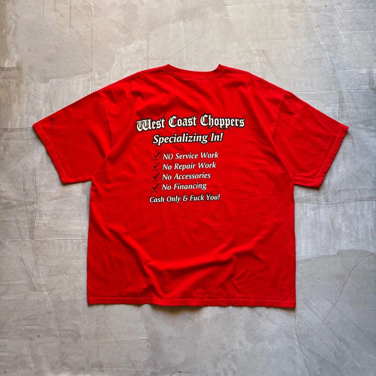 West Coast Choppers vintage 90s West Coast Choppers t shirt metal biker rock Size US XXL / EU 58 / 5 - 2 Thumbnail