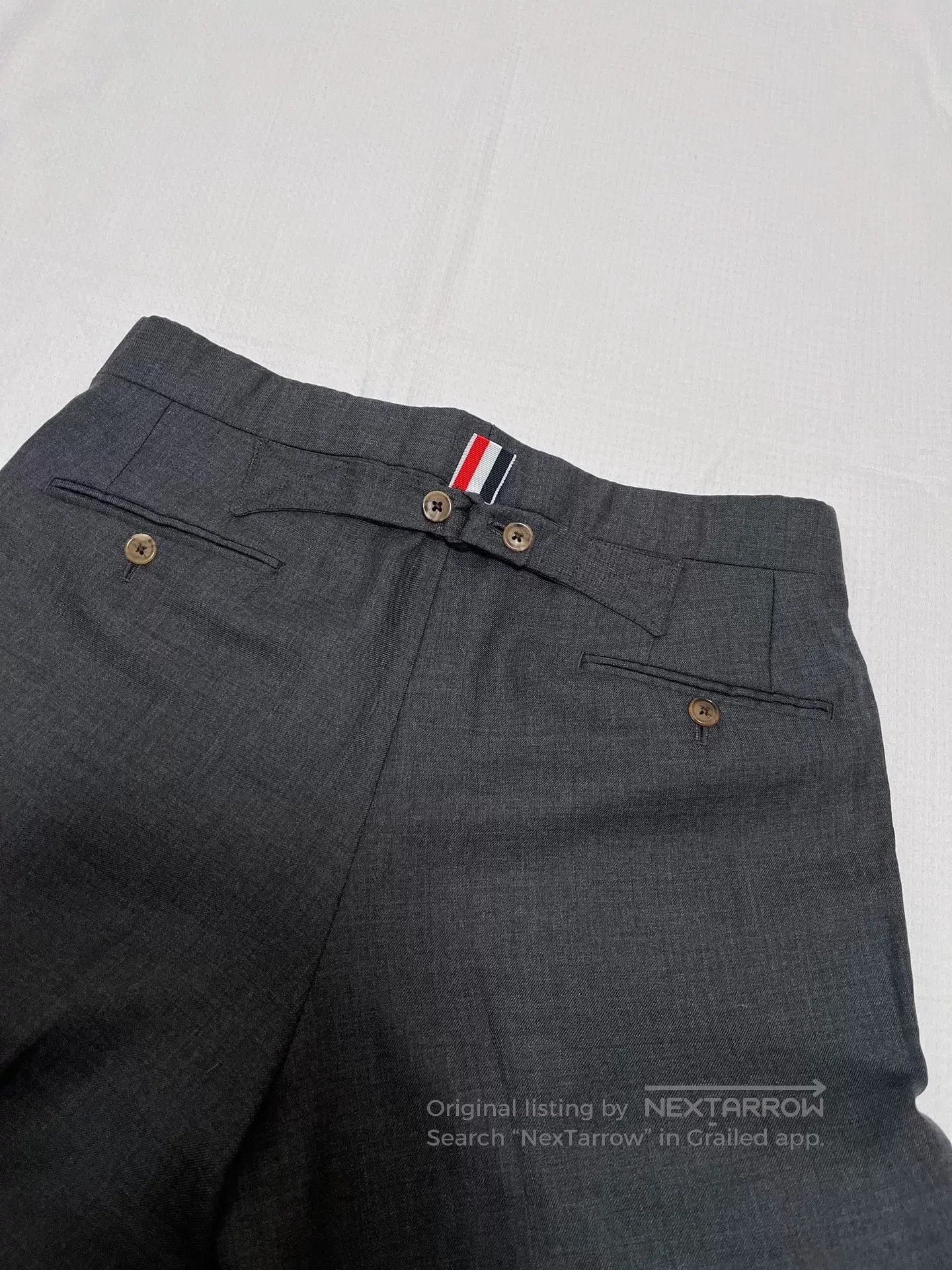 Thom Browne Thom Browne Gray Cropped Trousers Size 1. Size US 26 / EU 42 - 5 Thumbnail