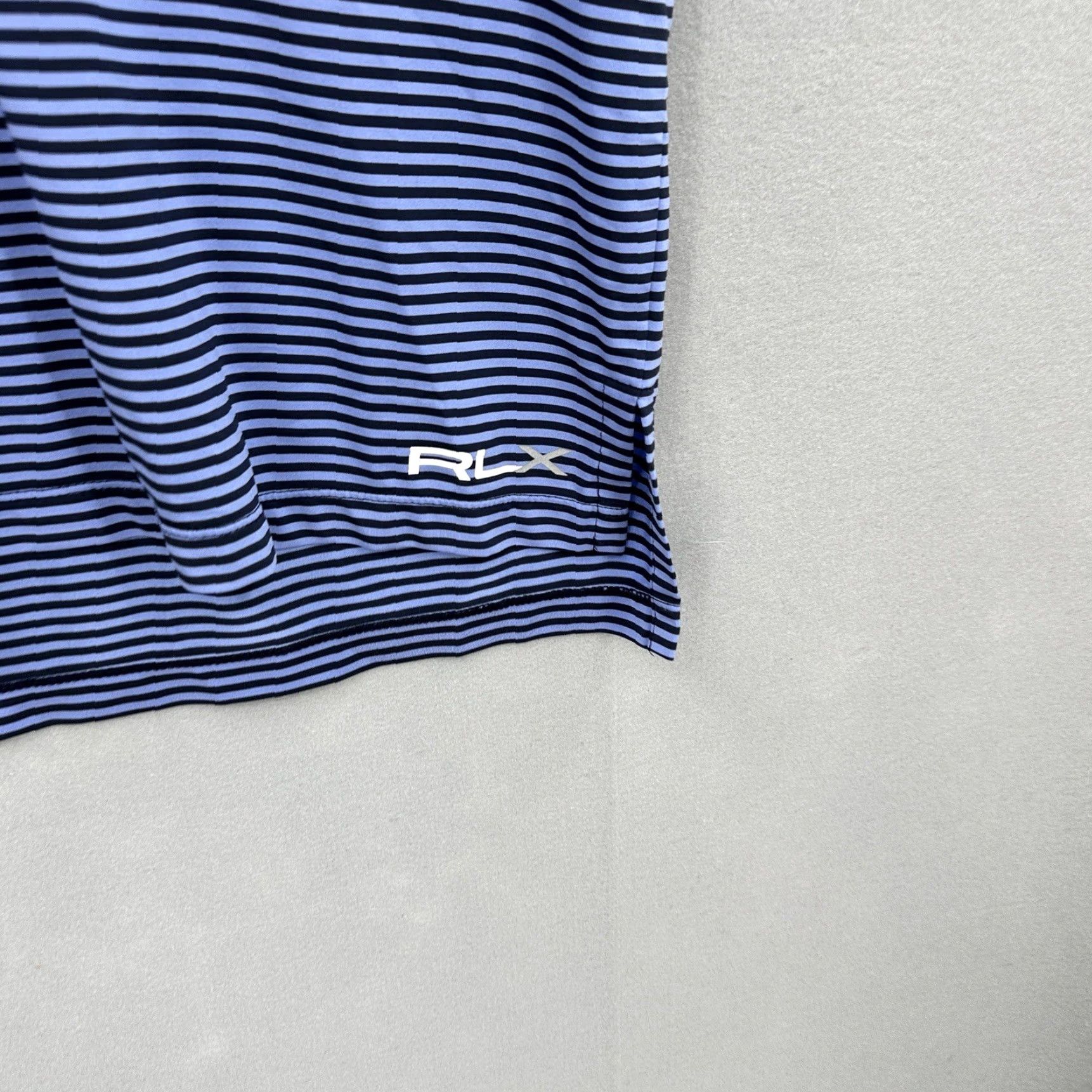 Ralph Lauren Ralph Lauren RLX Polo Golf Shirt Mens M USGA Galloway Team Blue Striped Polo Golf Shirt Mens M Blue RLX Polo Golf Size US M / EU 48-50 / 2 - 3 Thumbnail