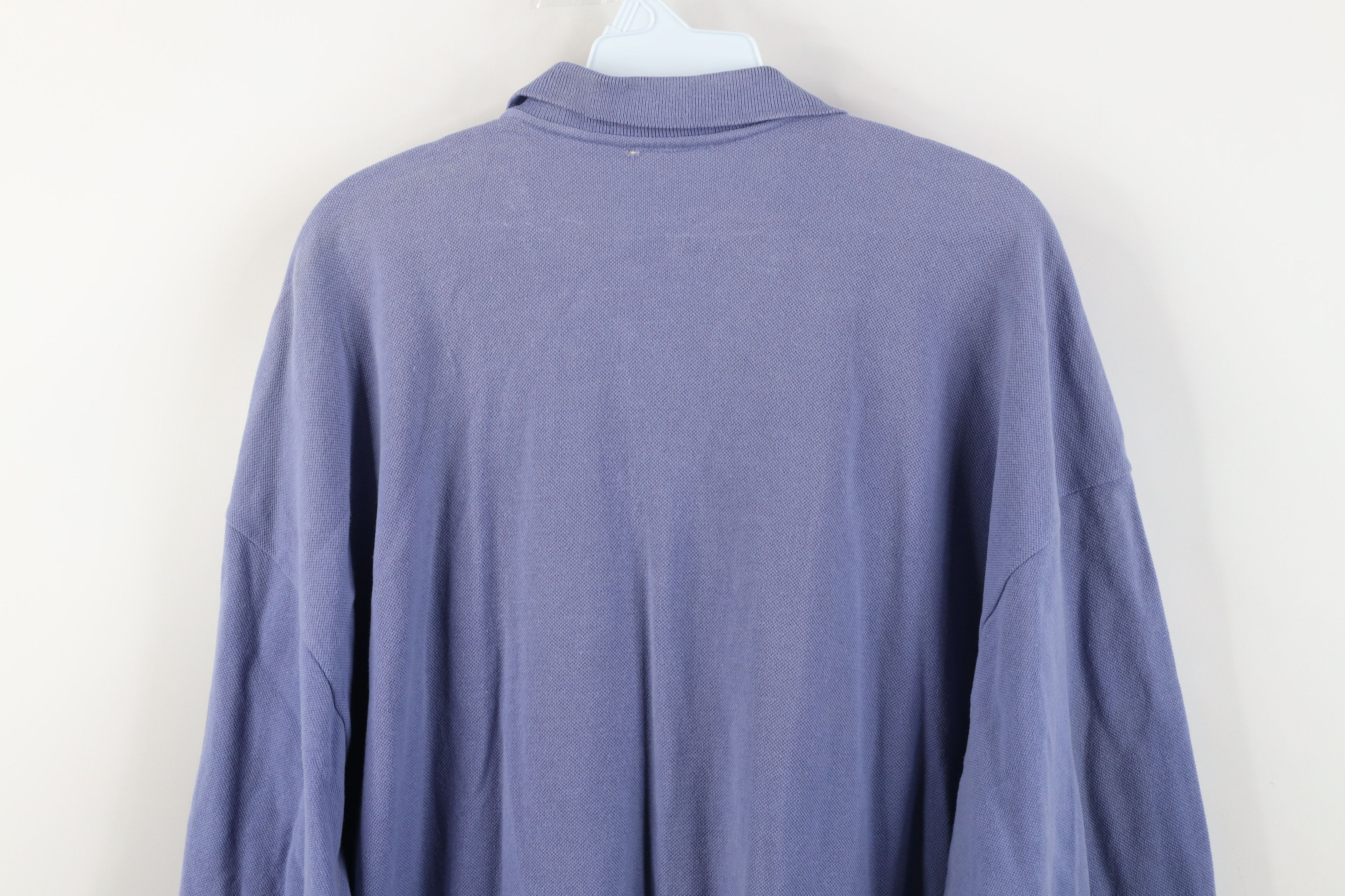 Vintage Vintage 90s Streetwear Nature Knit Polo Shirt Purple USA Size US XL / EU 56 / 4 - 14 Thumbnail