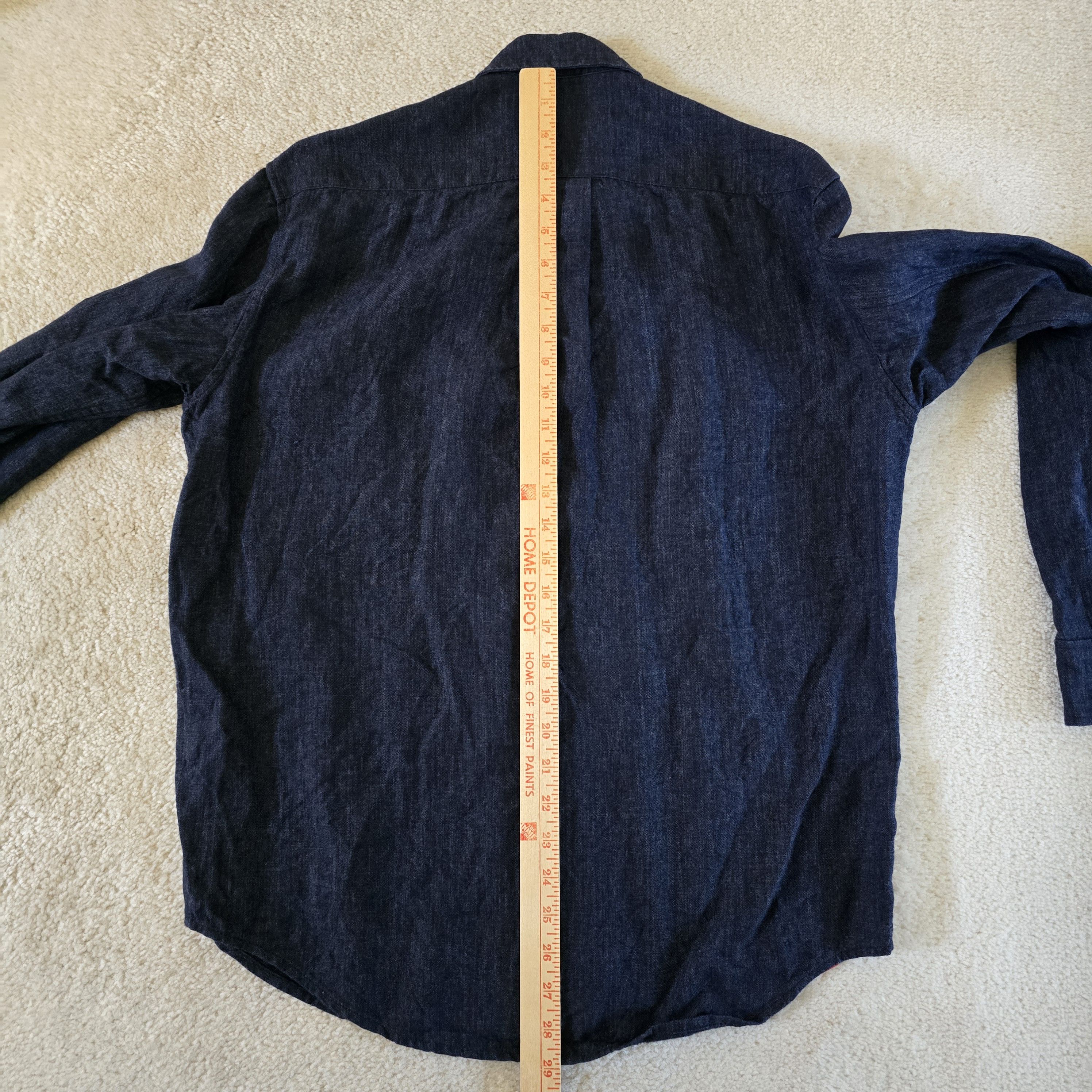 Outlier Outlier Adenselinen Boxford Button Up Shirt Chambray Size US XS / EU 42 / 0 - 8 Thumbnail