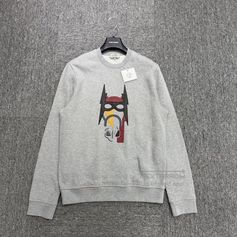 Hermes Hermes Horse head print sweatshirt Size US M / EU 48-50 / 2 - 1 Thumbnail