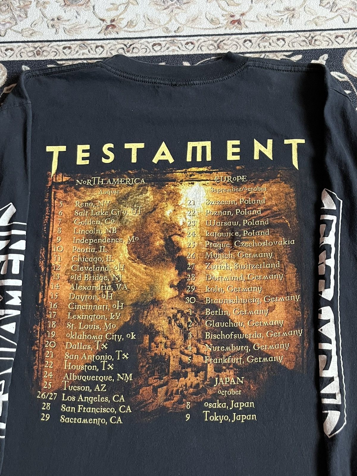 Band Tees × Vintage Vintage 1999 Testament Band LongSleeve Tshirt Size US L / EU 52-54 / 3 - 8 Thumbnail