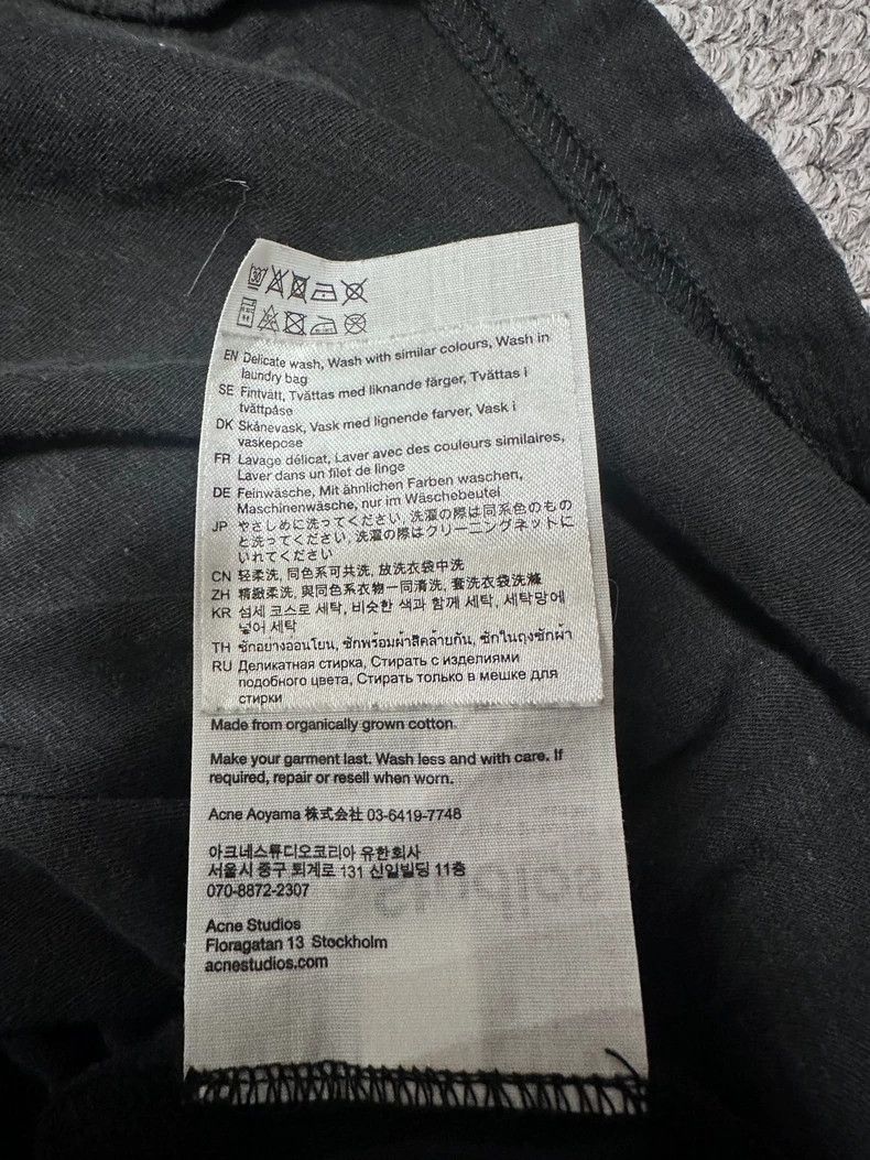 Acne Studios acne studios Black short-sleeved shirt 2506-Nextarrow Size US XXS / EU 40 - 7 Thumbnail