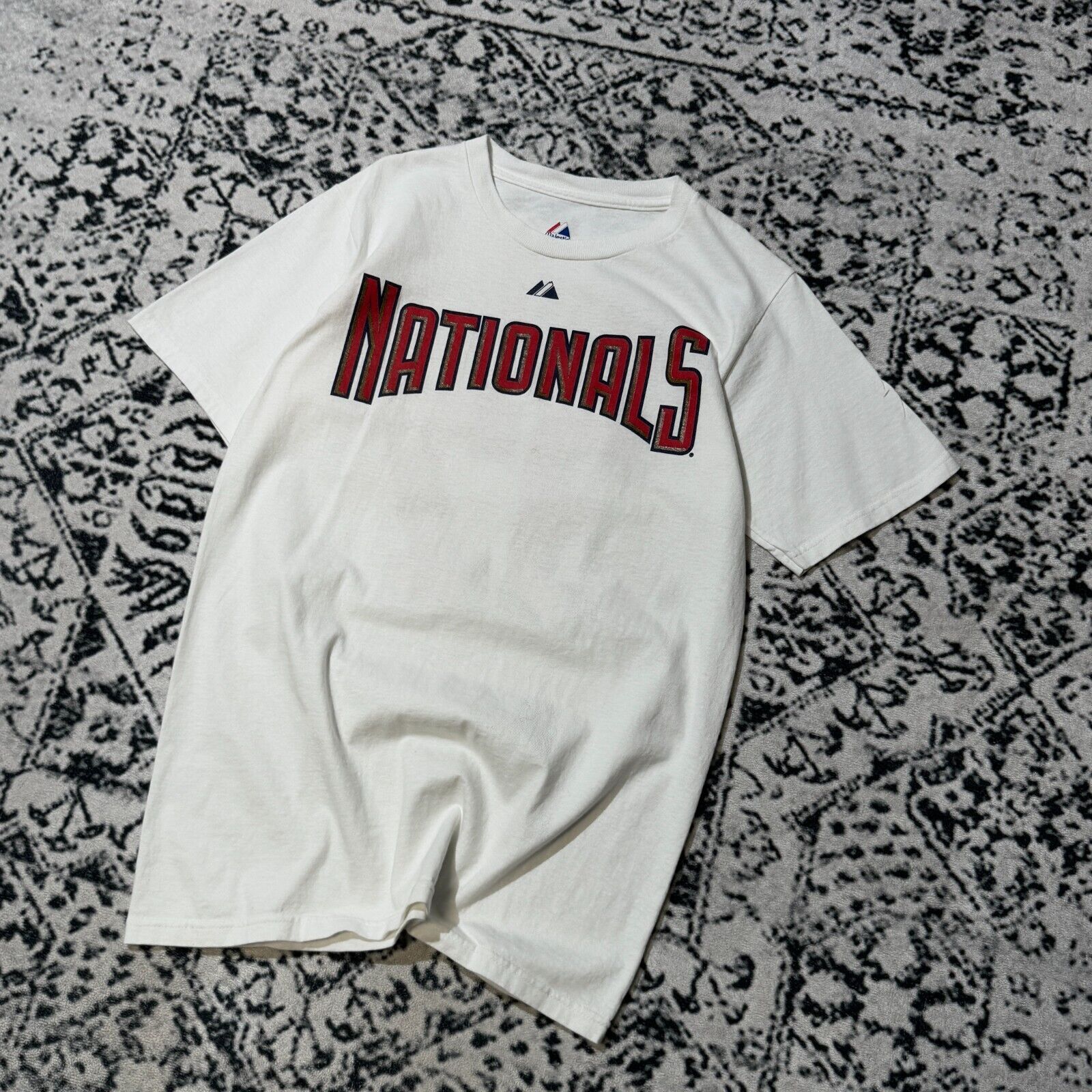 Majestic × Vintage Vintage Majestic White Cotton T-Shirt Size S Starasburg #37 Size S / US 4 / IT 40 - 1 Thumbnail