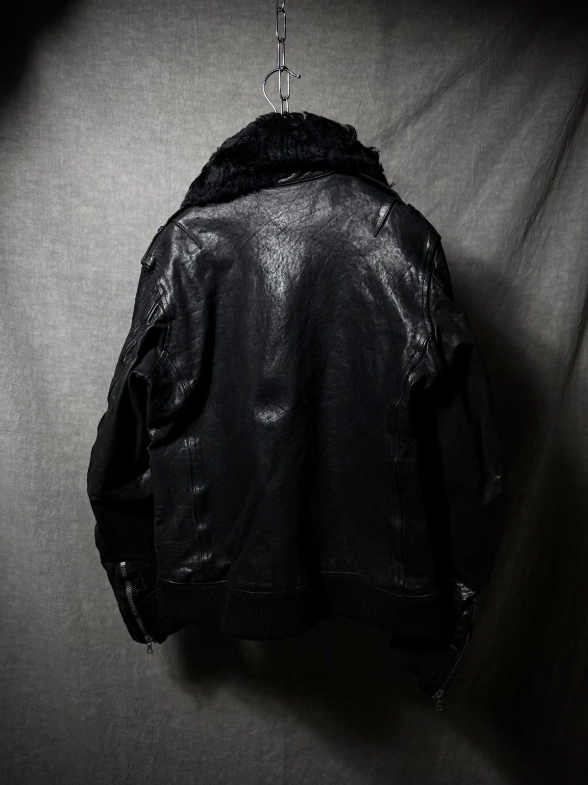 Isamu Katayama Backlash Isamu Katayama Backlash Fur Leather Jacket Size US M / EU 48-50 / 2 - 7 Thumbnail