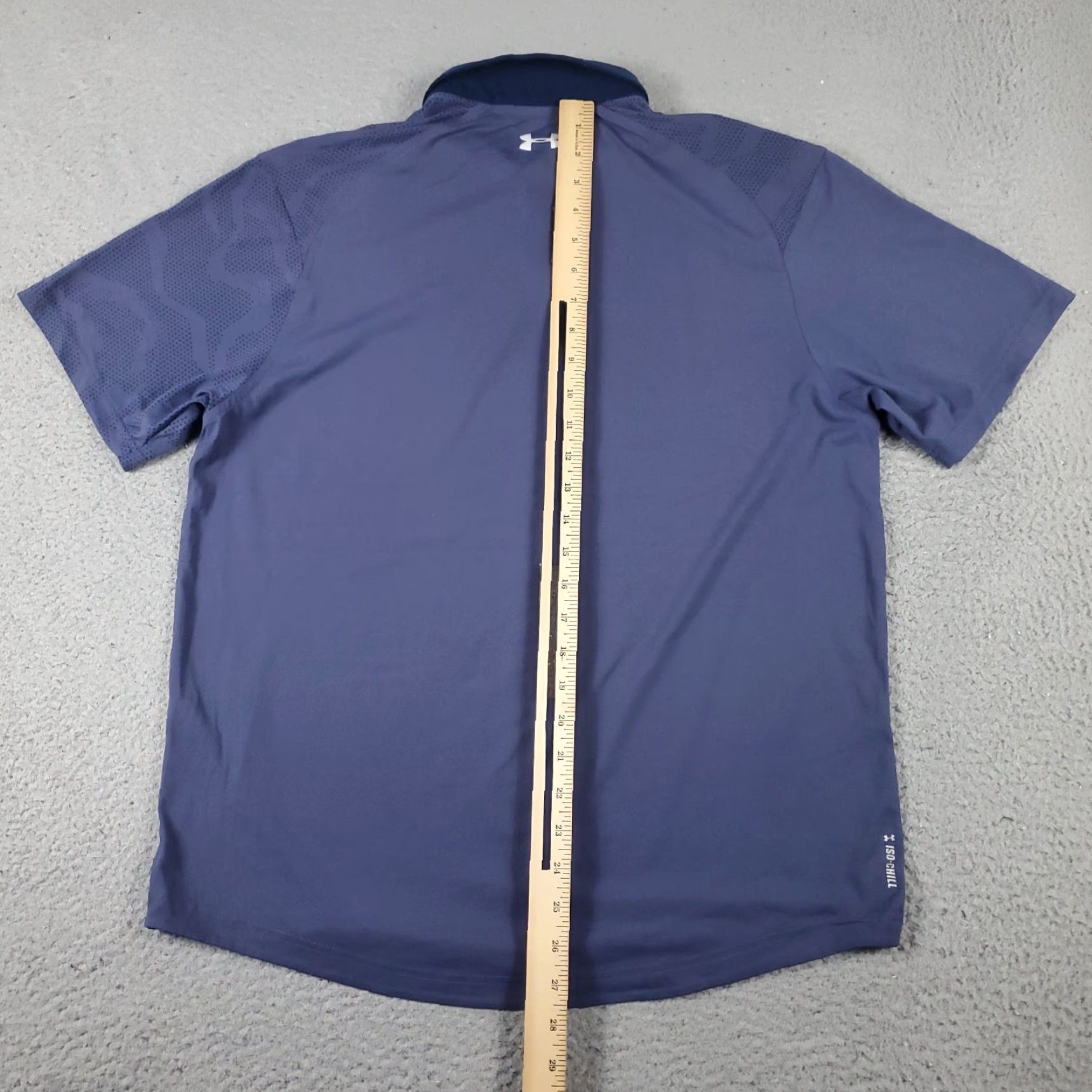 Under Armour Under Armour Polo Shirt Mens M Blue Golf Casual Short Sleeve Polo Shirt Mens Blue Golf Casual Short Sleeve Under Armour Logo Button Size US M / EU 48-50 / 2 - 6 Thumbnail