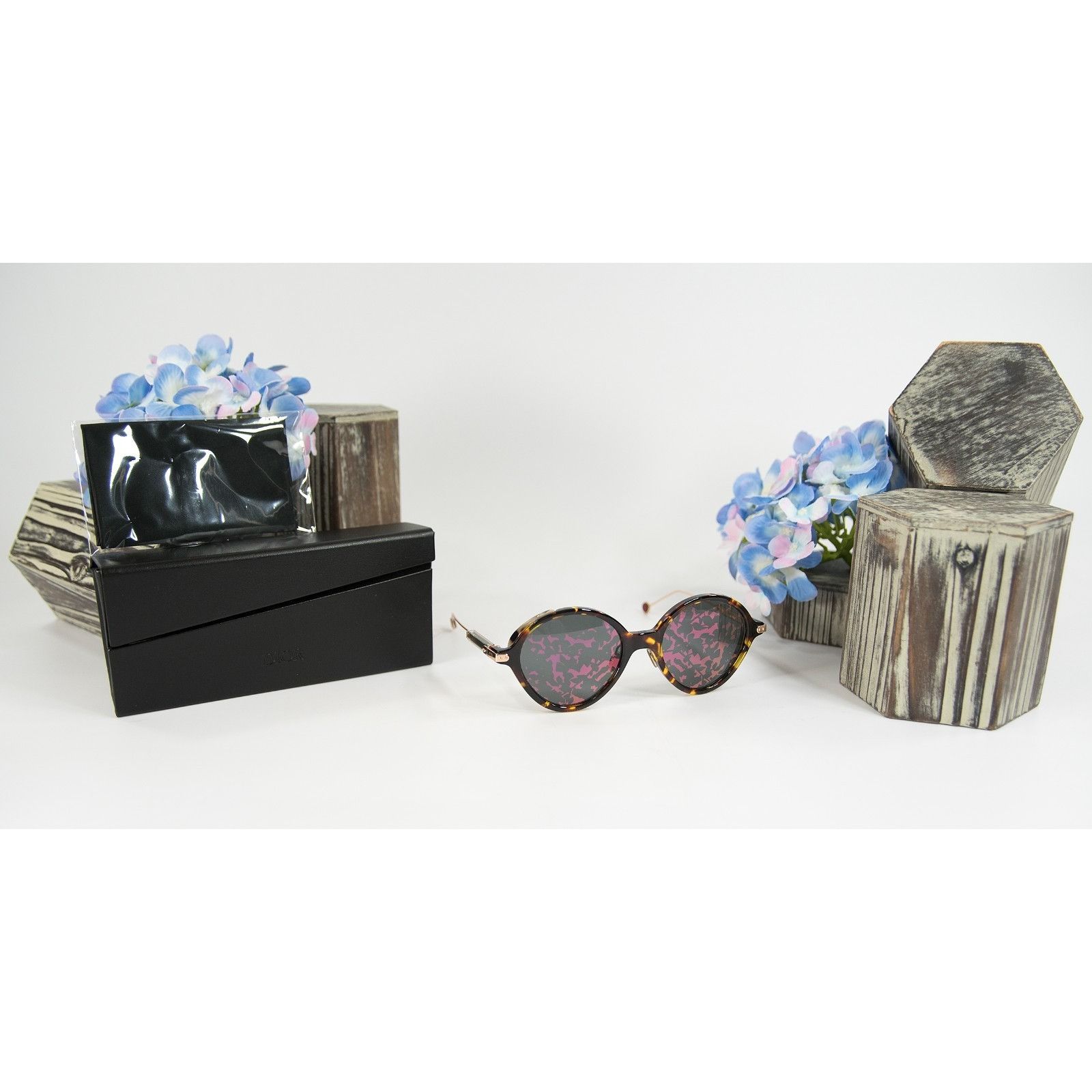 Dior Christian Dior OX3TH Umbrage Tortoise Rose Tropical Gold Sun Size ONE SIZE - 1 Thumbnail