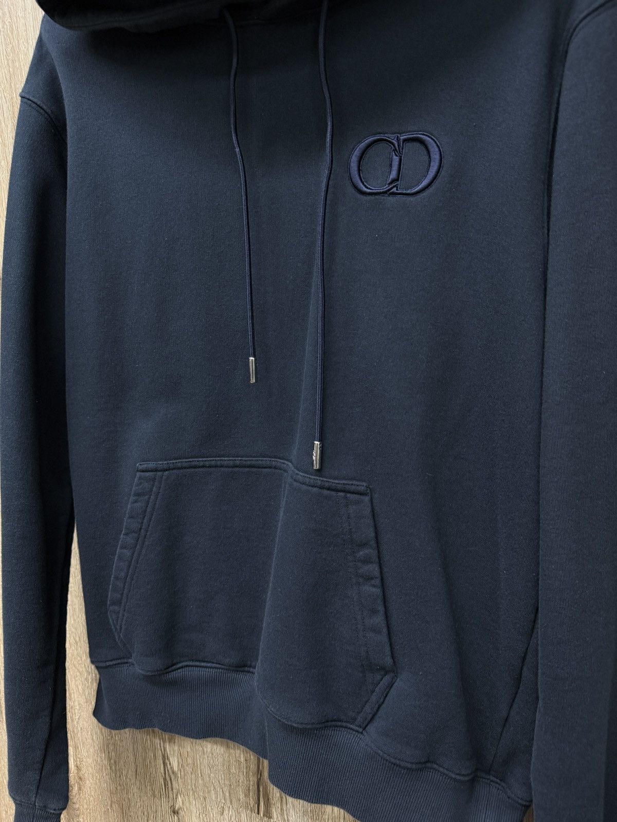 Dior Christian Dior Cd blue hoodie Size US XL / EU 56 / 4 - 4 Thumbnail