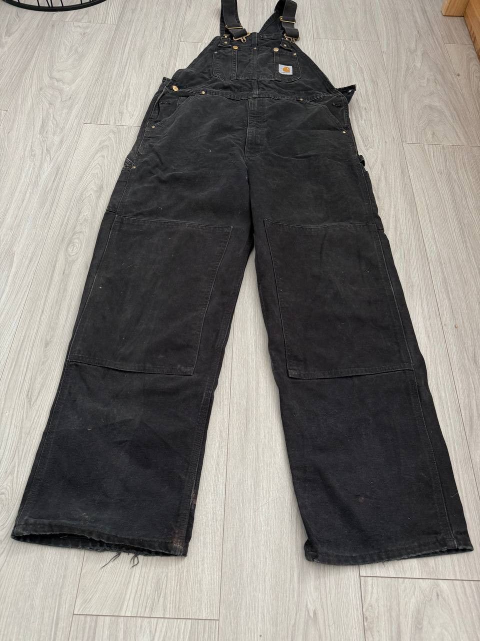 Carhartt Vintage Carhartt Baggy double knee Work canvas overalls USA Size US 32 / EU 48 - 3 Thumbnail