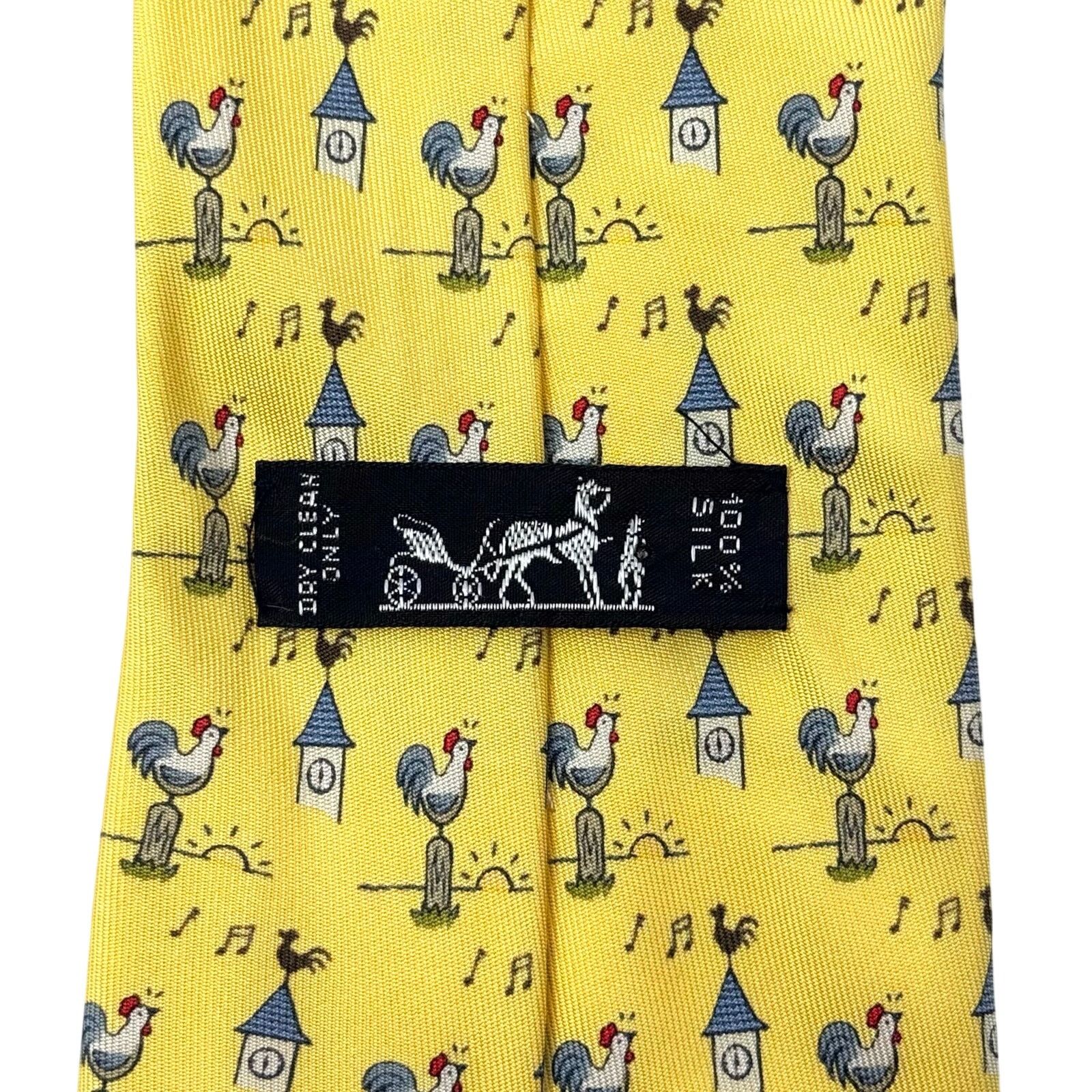 Hermes Hermes ‘Rooster’ Tie Size ONE SIZE - 4 Thumbnail