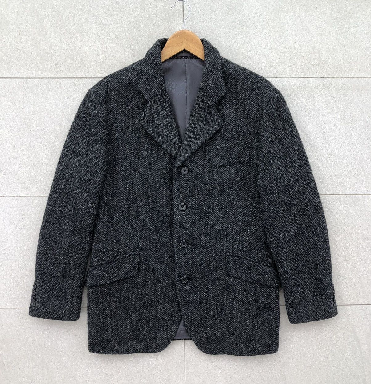 Harris Tweed Harris Tweed x AXCIKATE Wool Coat Jacket Size US M / EU 48-50 / 2 - 10 Thumbnail
