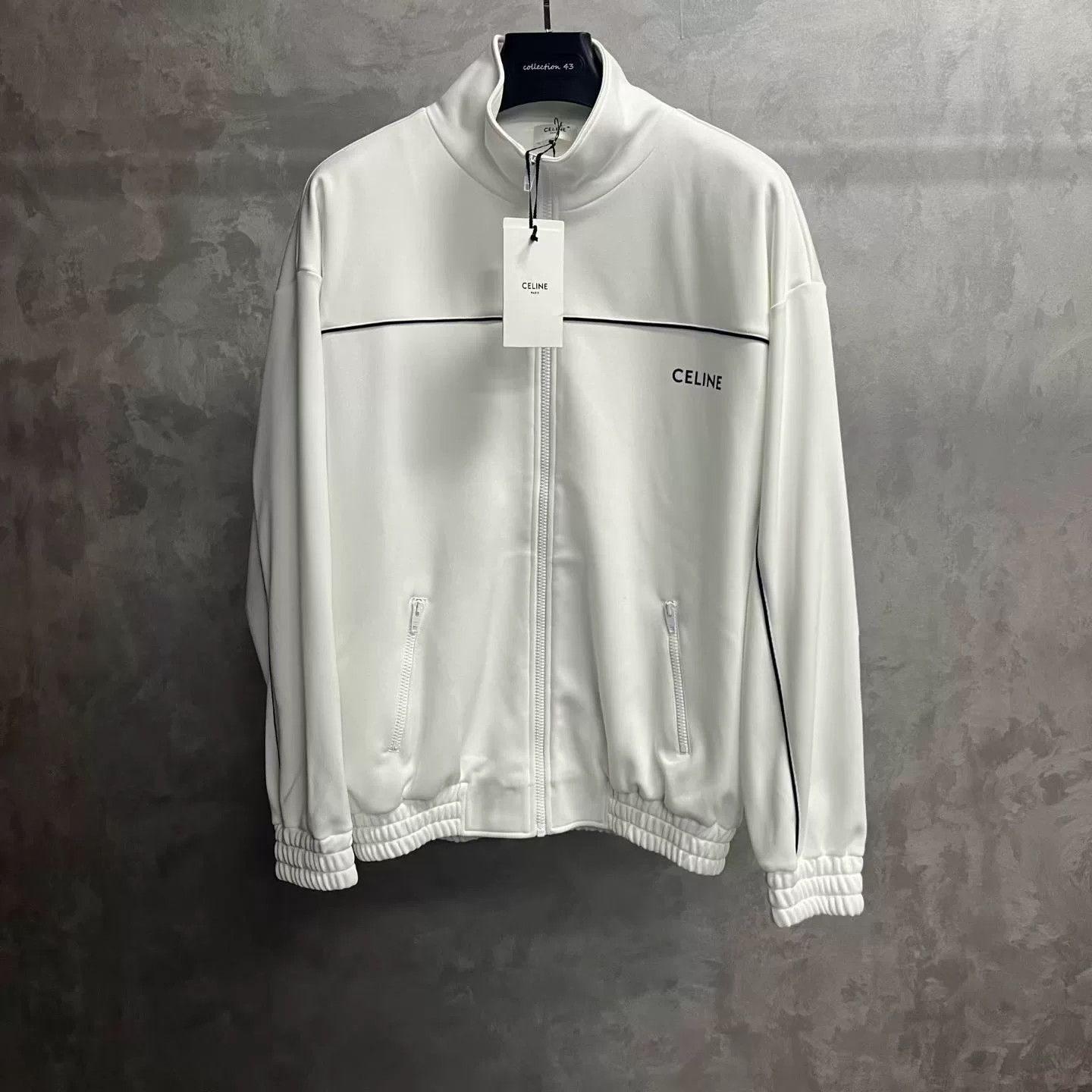 Celine Celine Retro Embroidered White Hoodie s Men Size US S / EU 44-46 / 1 - 1 Thumbnail