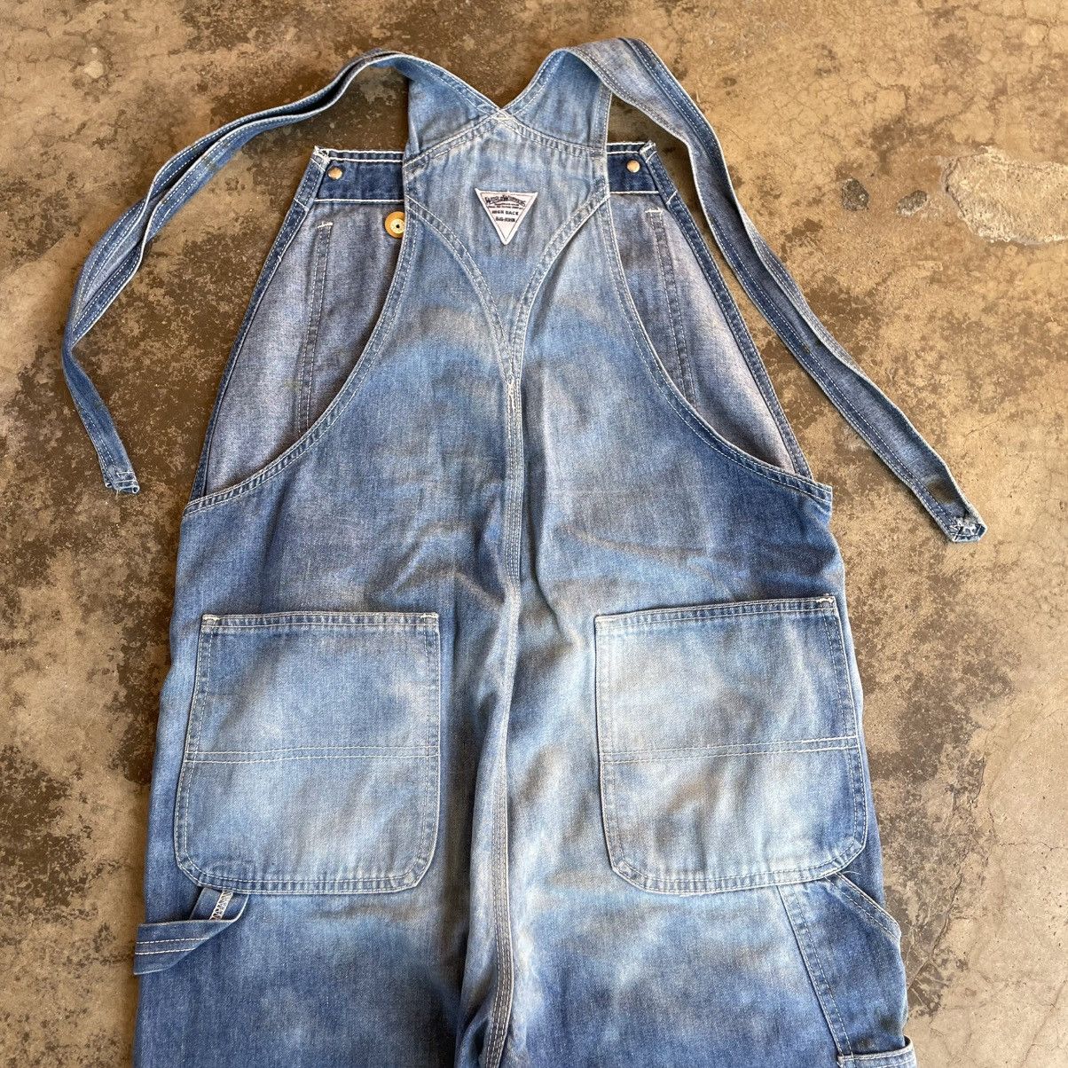 Big John 🔥Vintage Big John Overall Jumsuits Workers Wear Denim Jeans Size US 36 / EU 52 - 5 Thumbnail