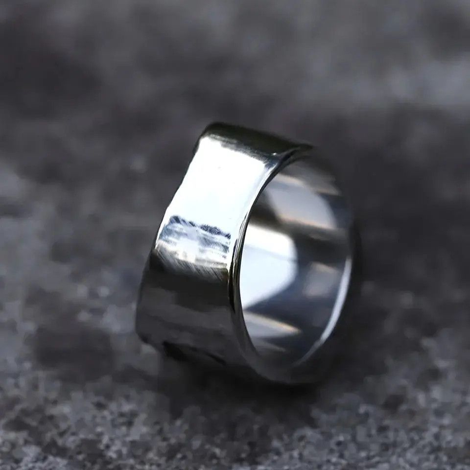 Japanese Brand × Jewelry × Vintage Y2K Stainless Steel Skull Punk Ring Size ONE SIZE - 4 Thumbnail